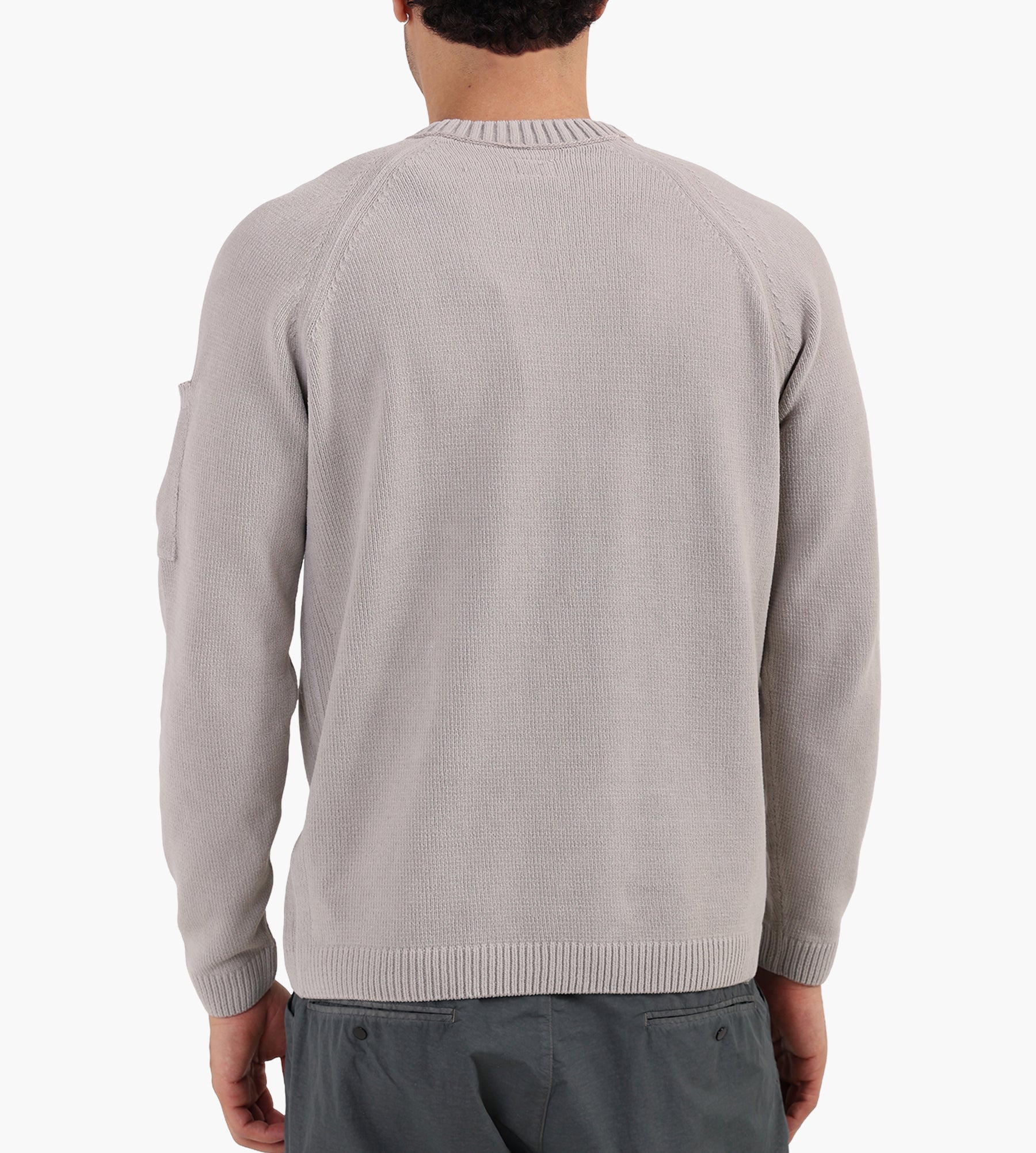 C.P. Company Cotton Chenille Crewneck Lens Dove