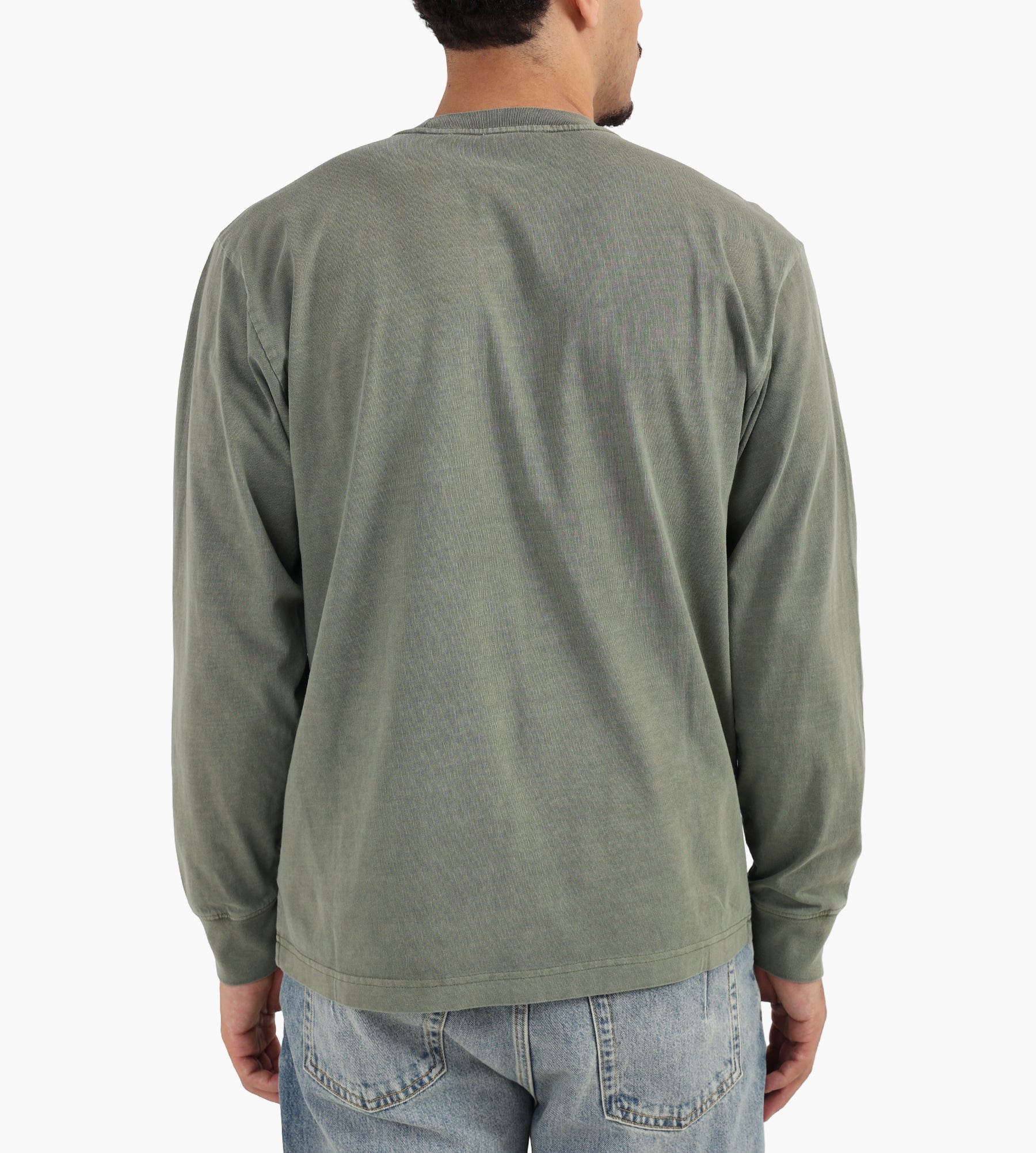 Obey Lowercase Pigment Longsleeve Pigment Deep Lichen Green