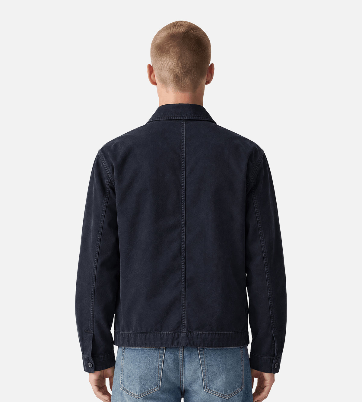 Norse Projects Arresskov Broken Twill Overshirt Dark Navy