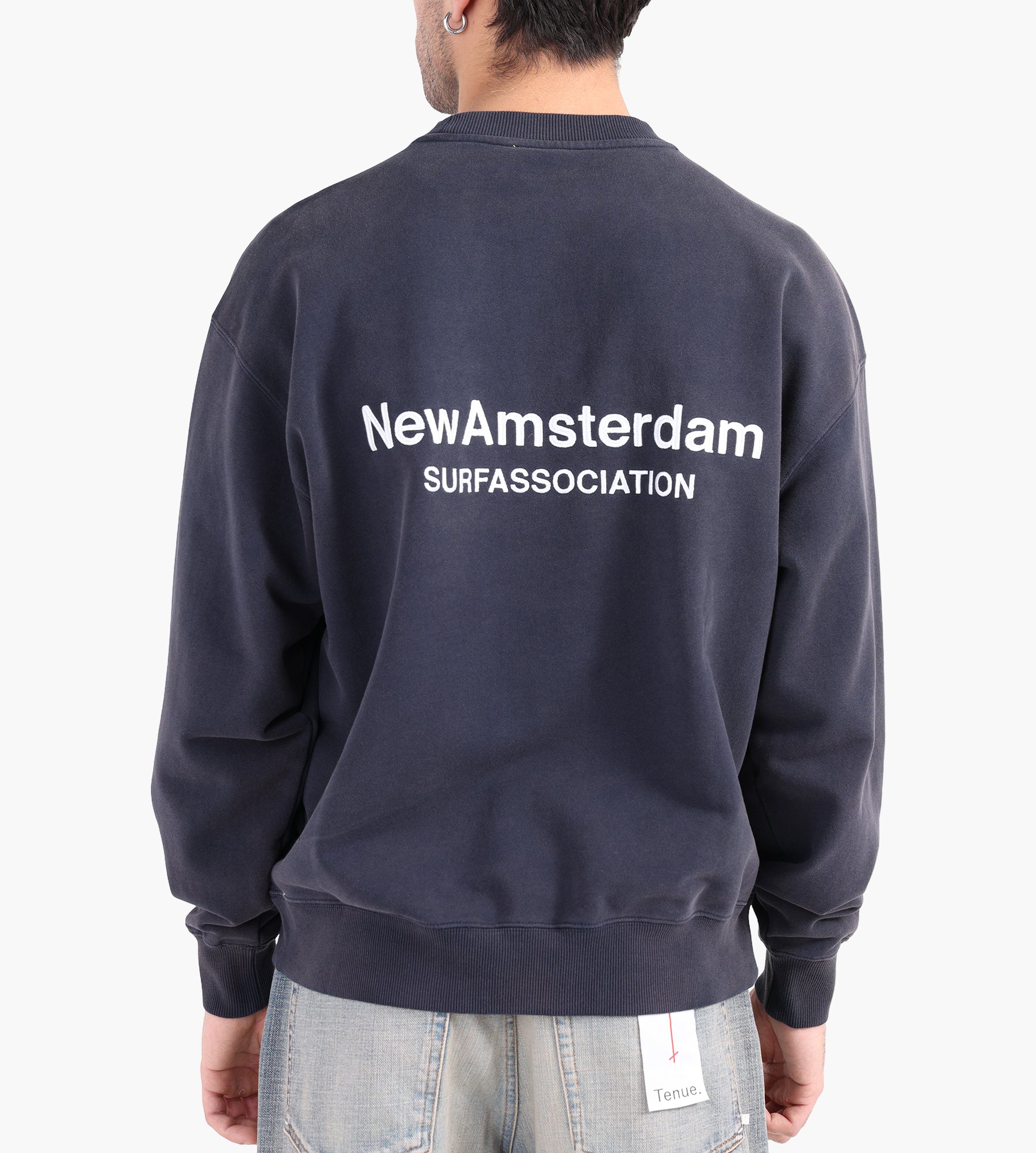 New Amsterdam Surf Association Logo Crewneck Navy