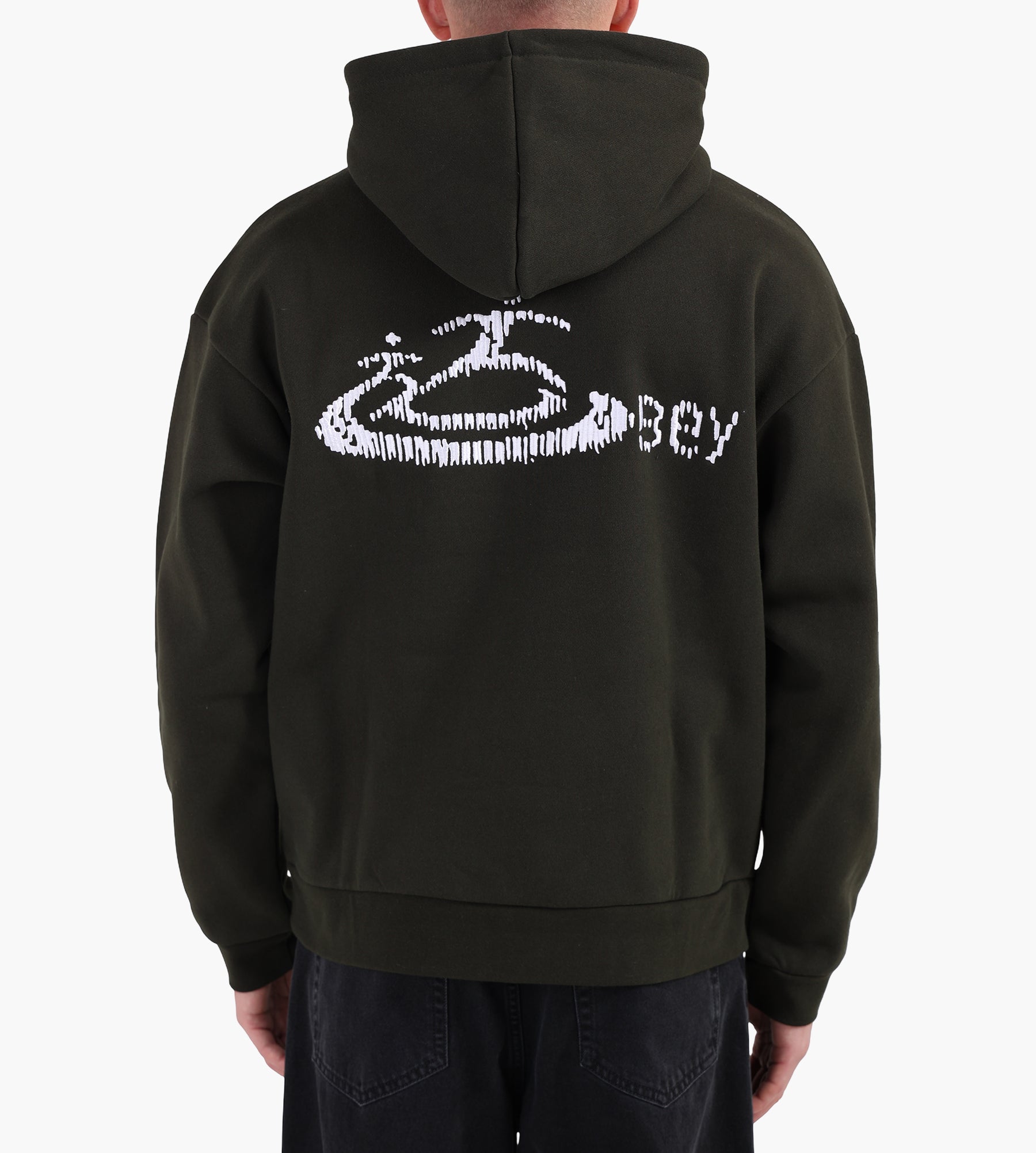 Obey Corp Extra Heavy Hoodie Rosin