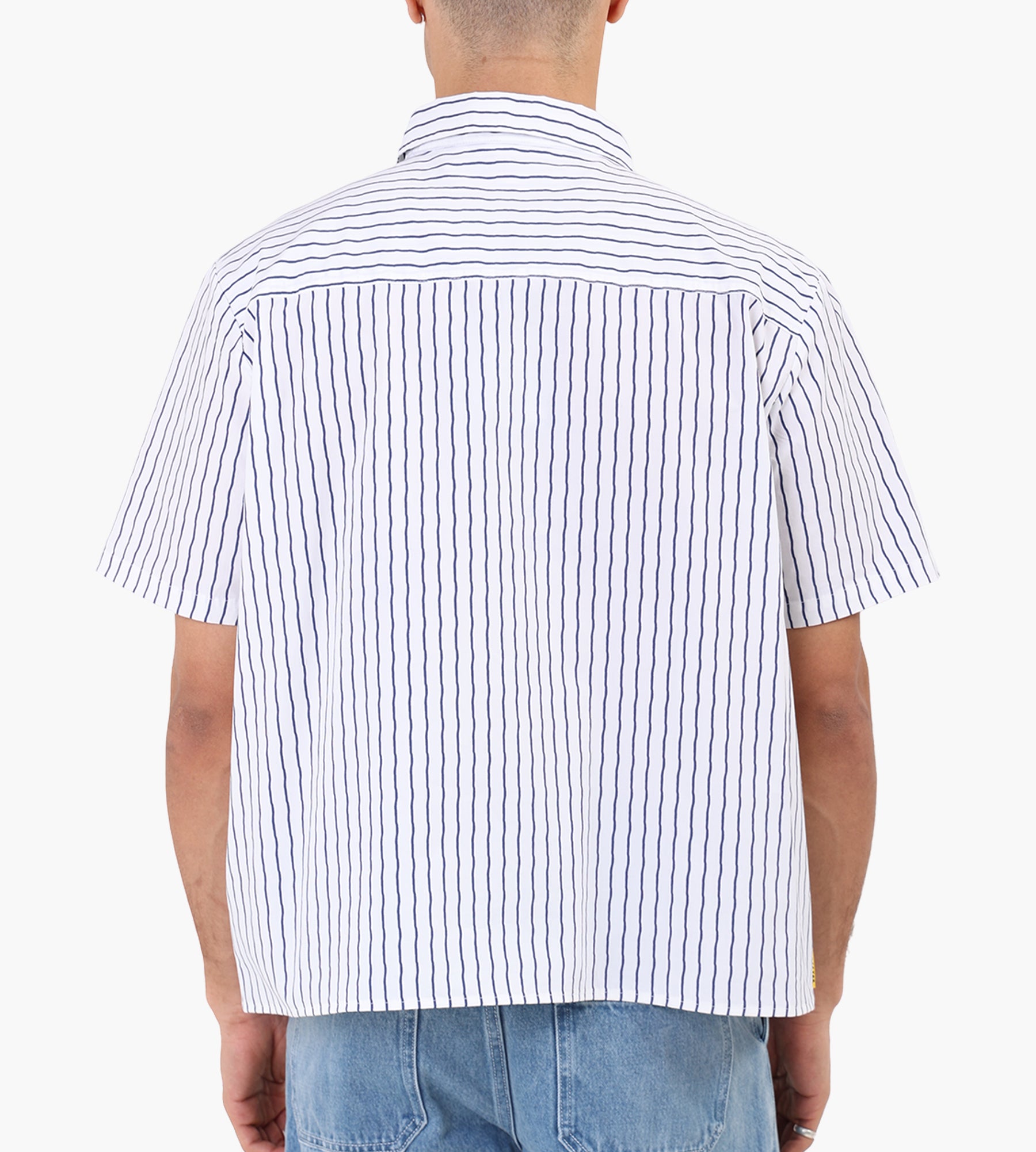 Freeter Format Short Sleeve Shirt Striped