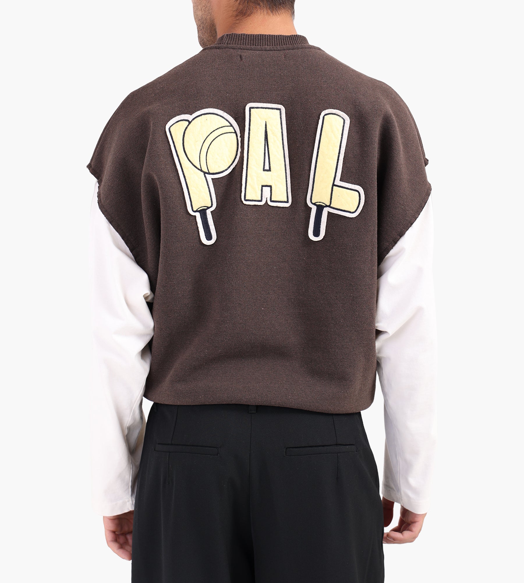 PAL Sporting Goods Dolly Double Sleeve Longsleeve Crew Deep Mahogany