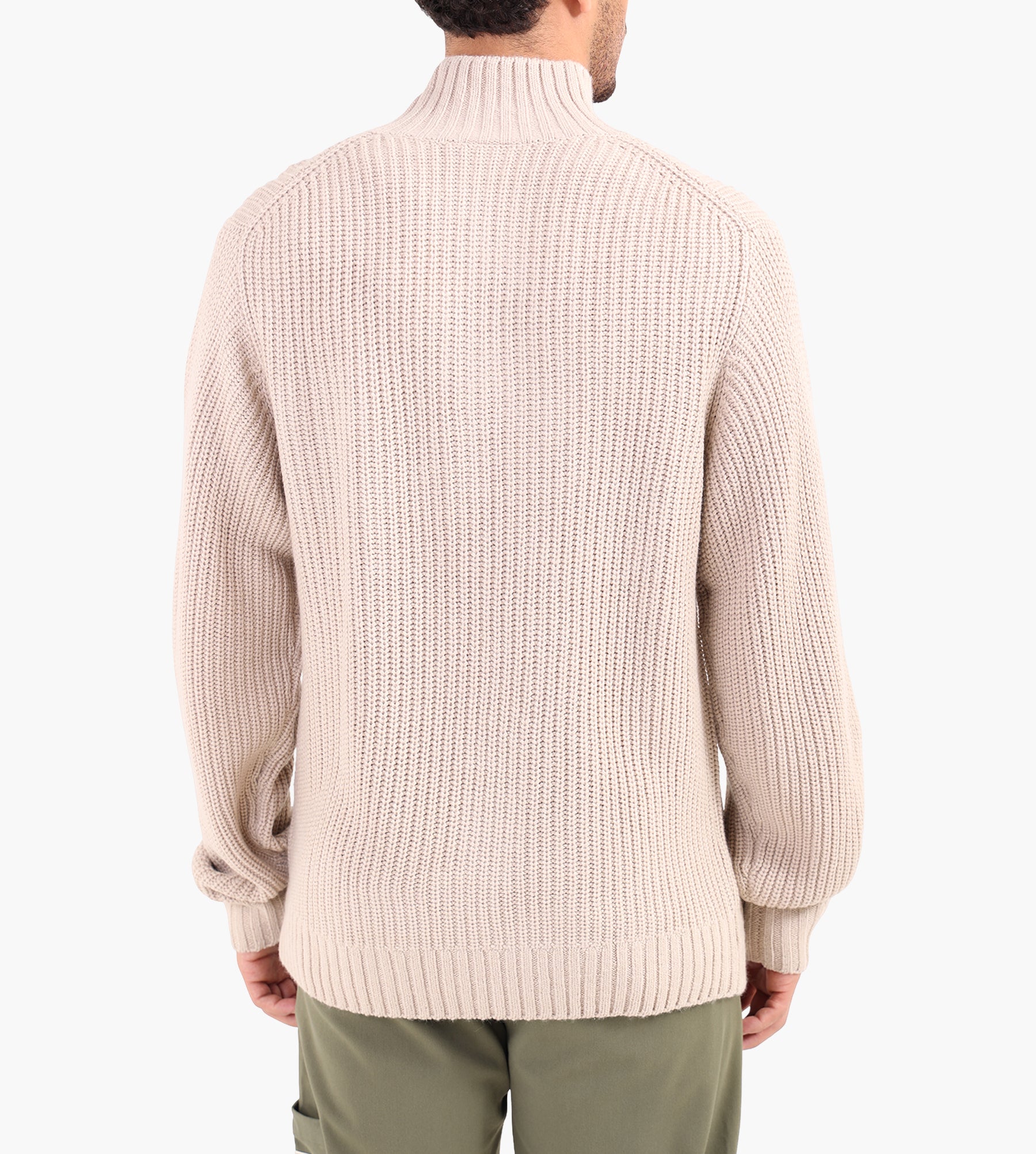 Carhartt WIP Detroit Half Zip Sweaterer Fleur De Sel