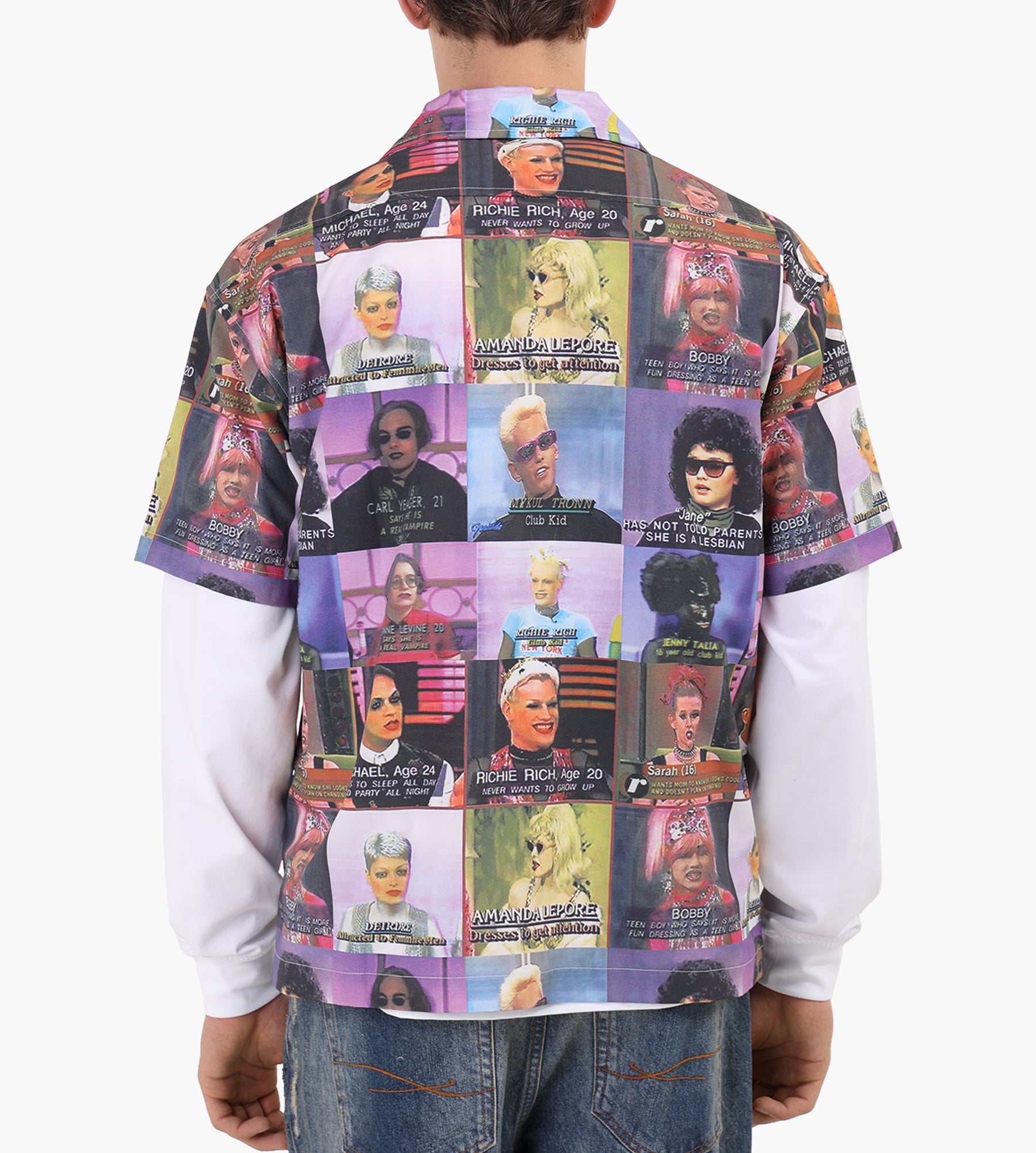 Sabbatical Faces Shirt Multi-Colour