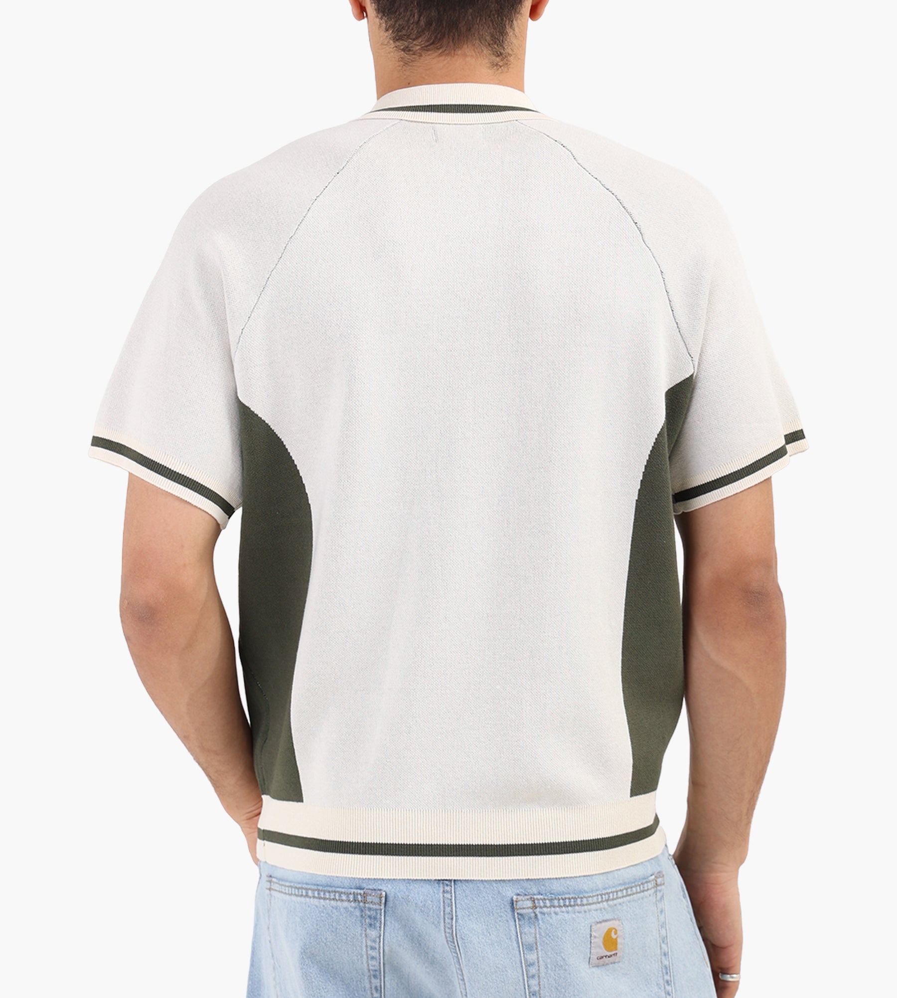 Obey Sport Polo Sweater Unbleached Multi