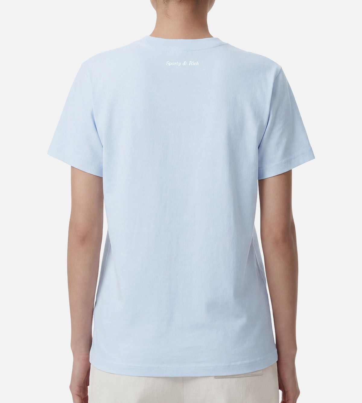 Sporty & Rich Be Nice T-Shirt Mist White