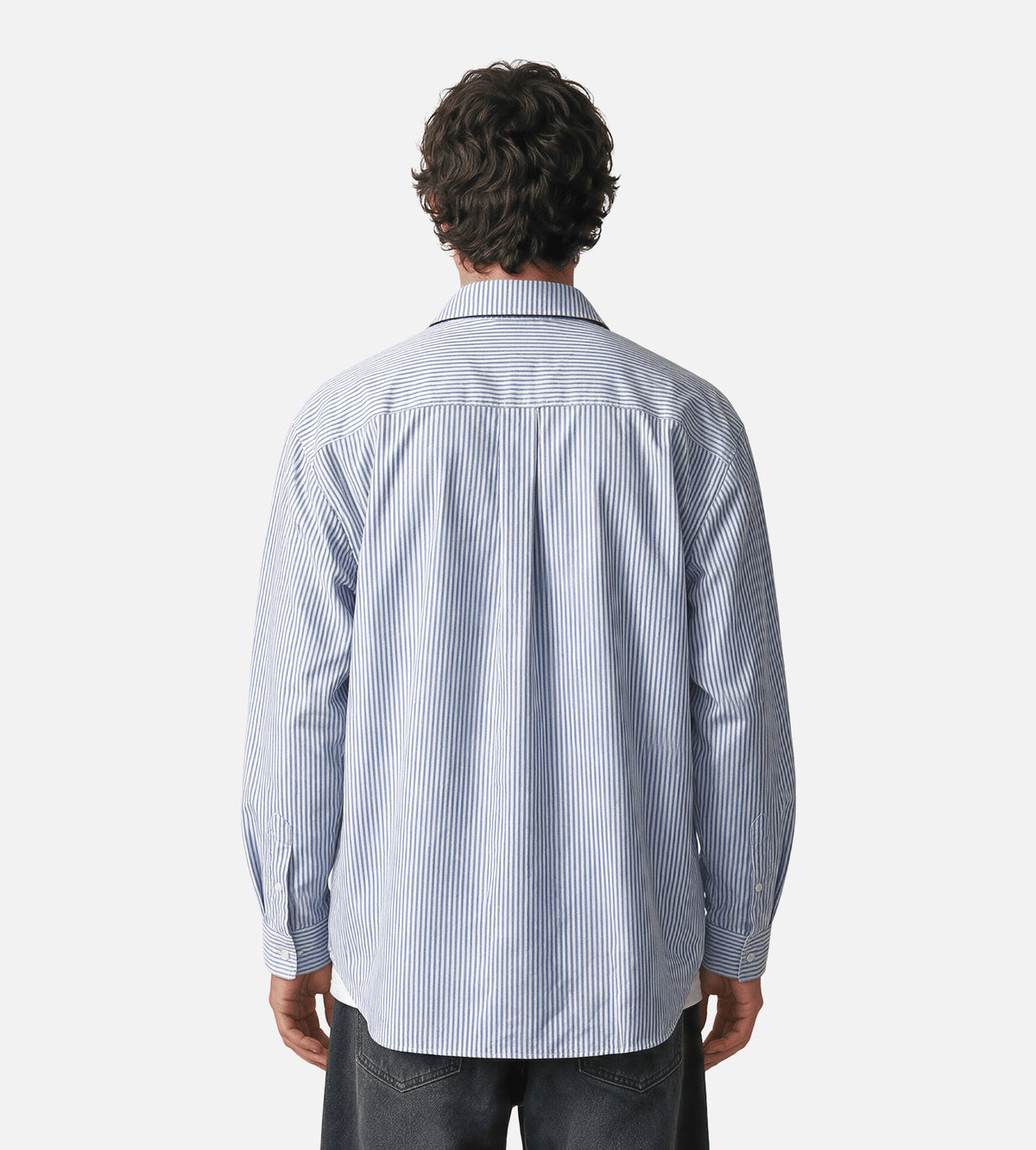 Arte Antwerp Striped Gallery Shirt Blue
