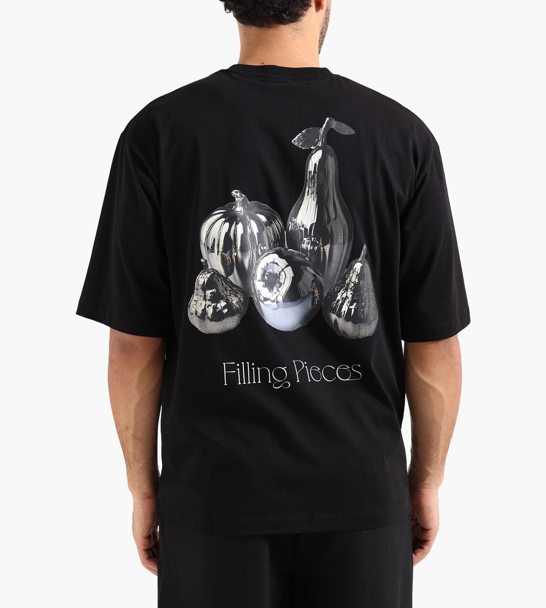 Filling Pieces T-shirt Boxy Chrome Fruit Black