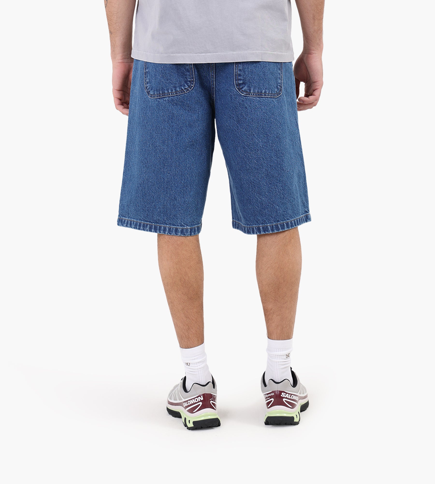 Arte Antwerp Round Pocket Denim Shorts Raw Denim