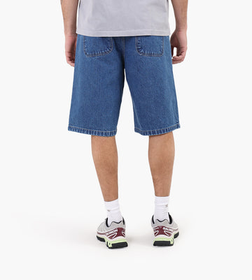 Arte Antwerp Round Pocket Denim Shorts Raw Denim