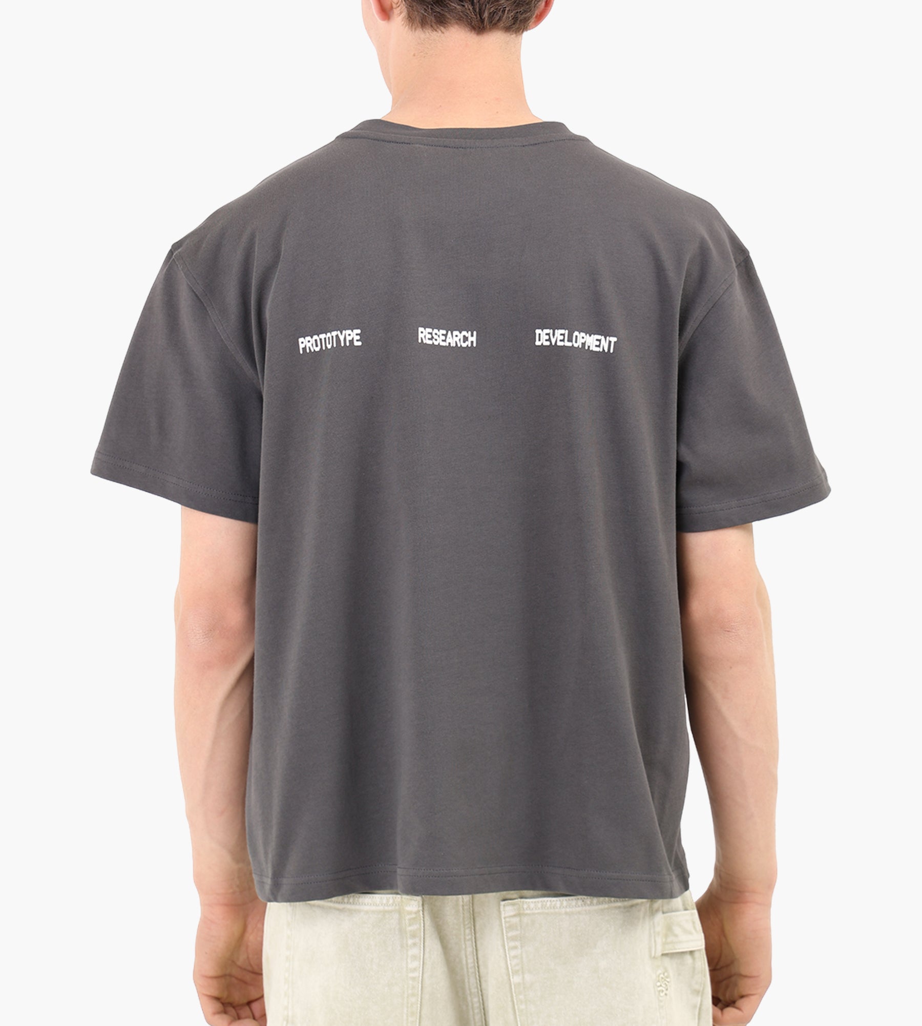 KA_YO Boxy Logo T-Shirt Off Black
