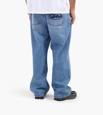 Arte Antwerp Circle Logo Pocket Pants Denim Bleach