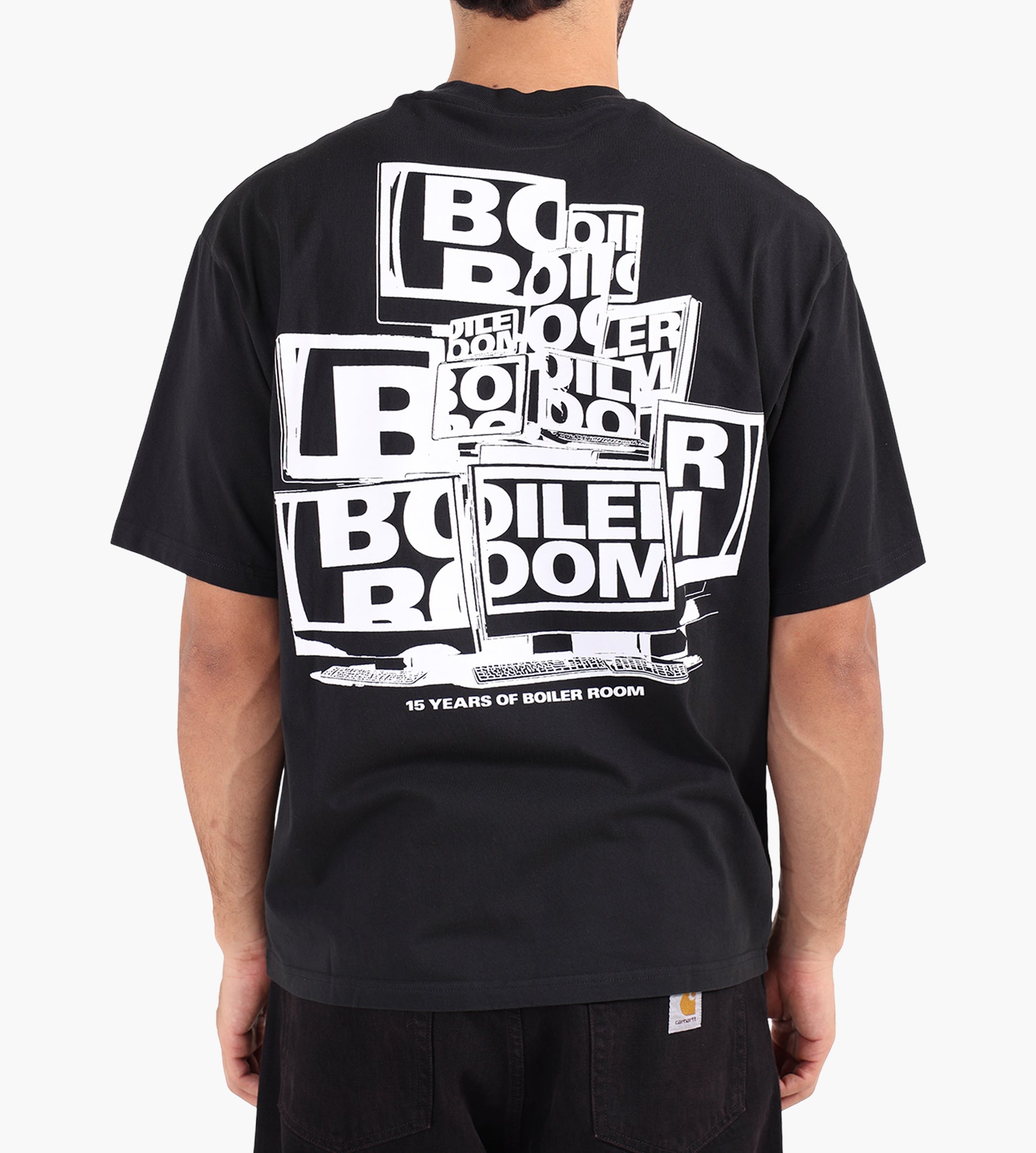 Boiler Room 15 Years Monitor T-Shirt Black