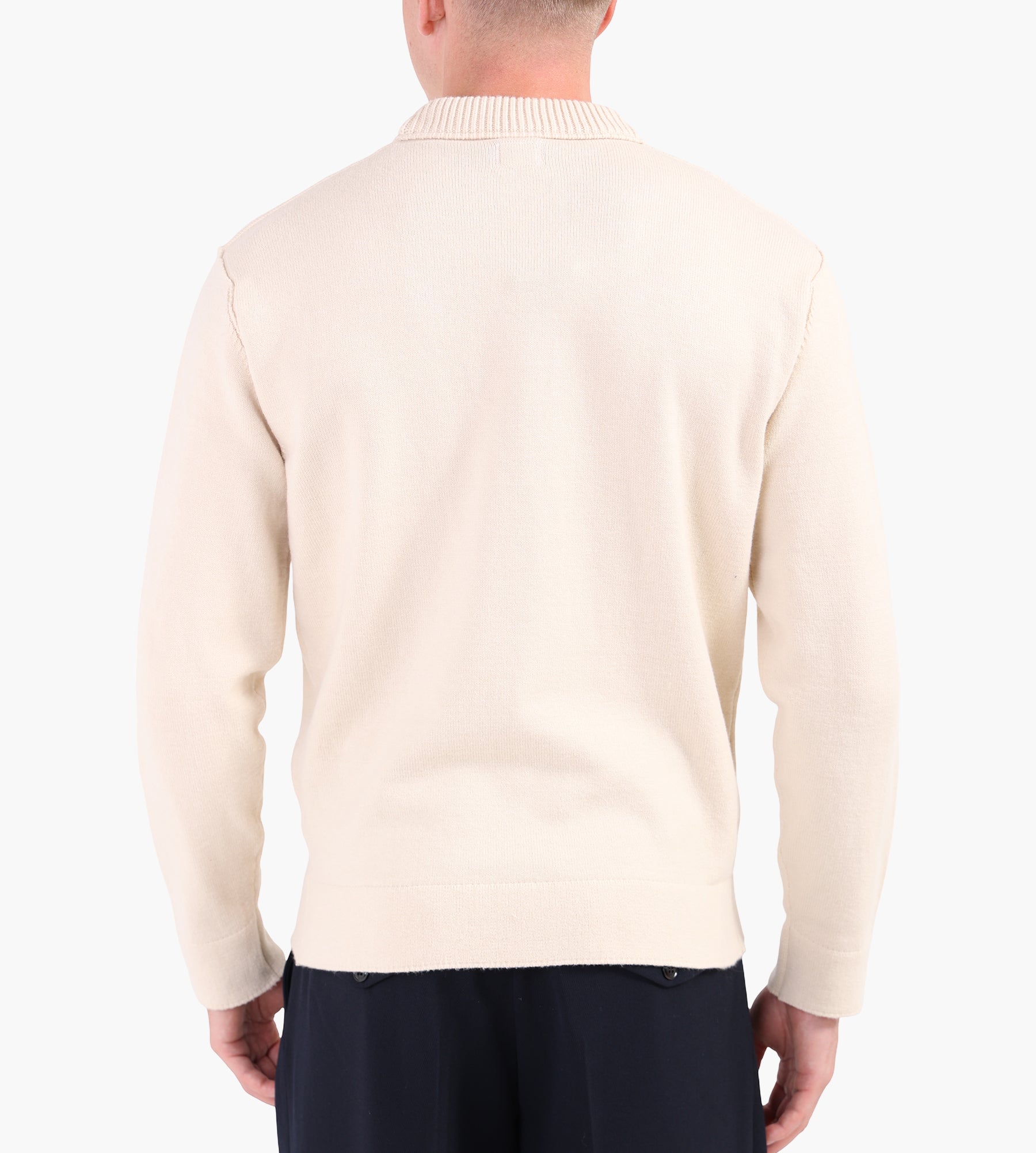 C.P. Company Soft Cotton Stretch Knit Crewneck Pistachio Shell