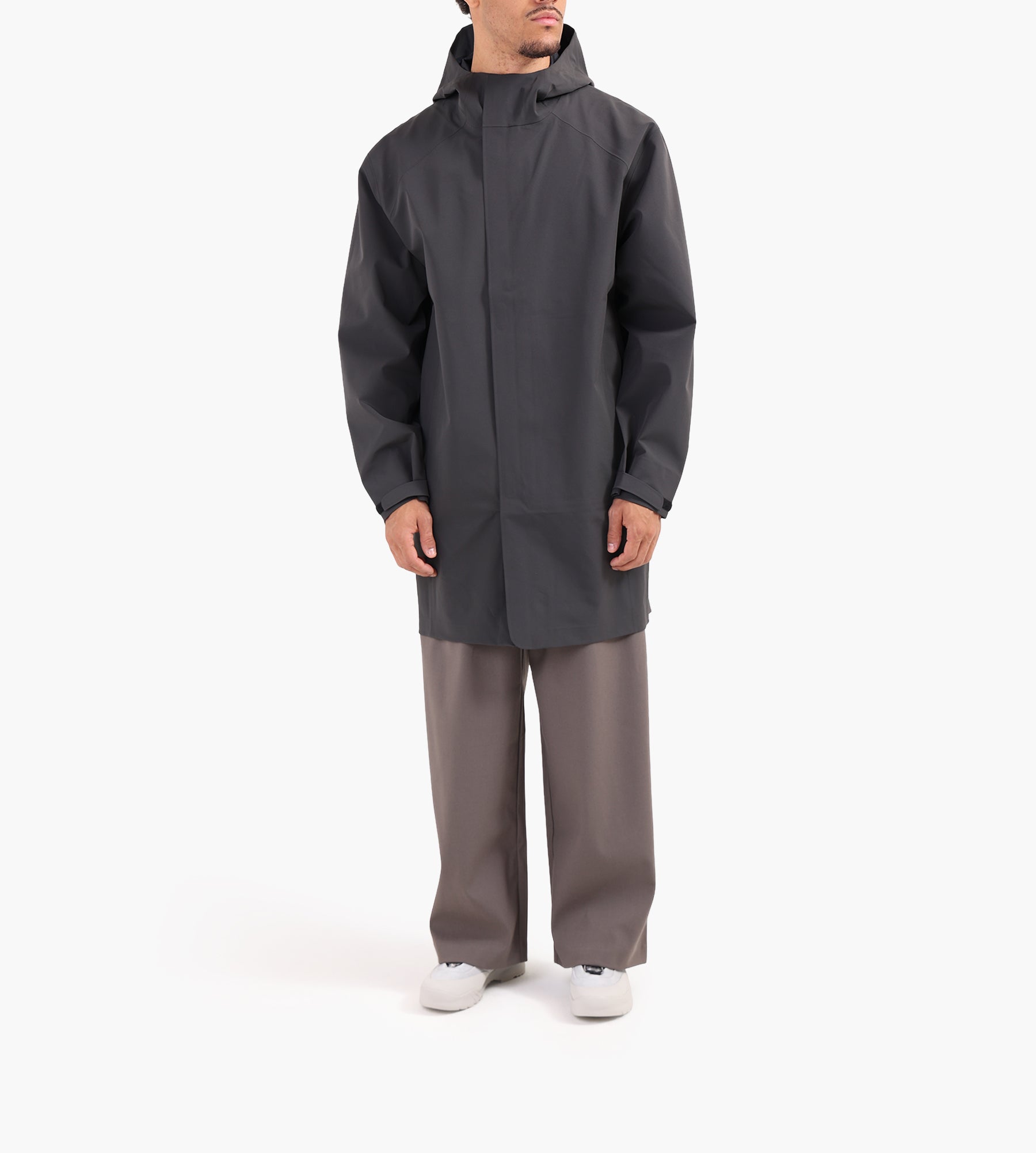 Hiking Patrol Arc 3L Shell Coat Charcoal Black