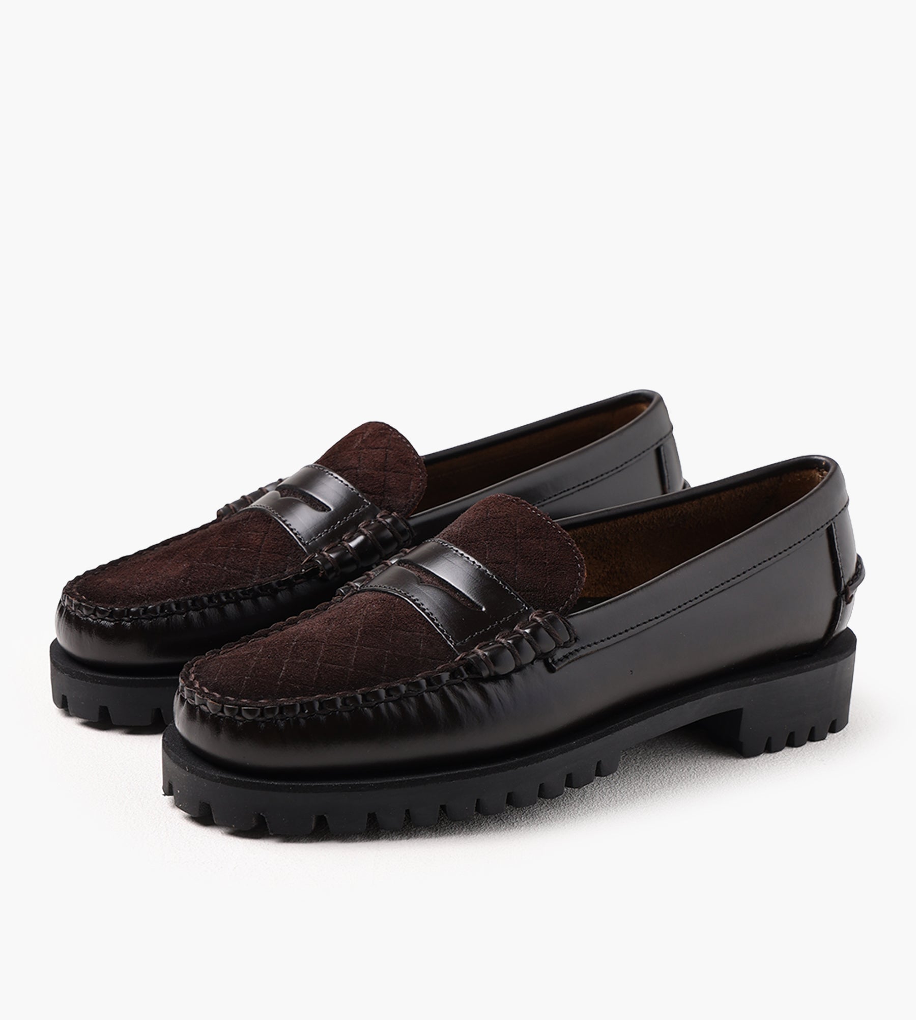 Sebago Otis Vamp Lug Suede Woman Dark Brown Brown