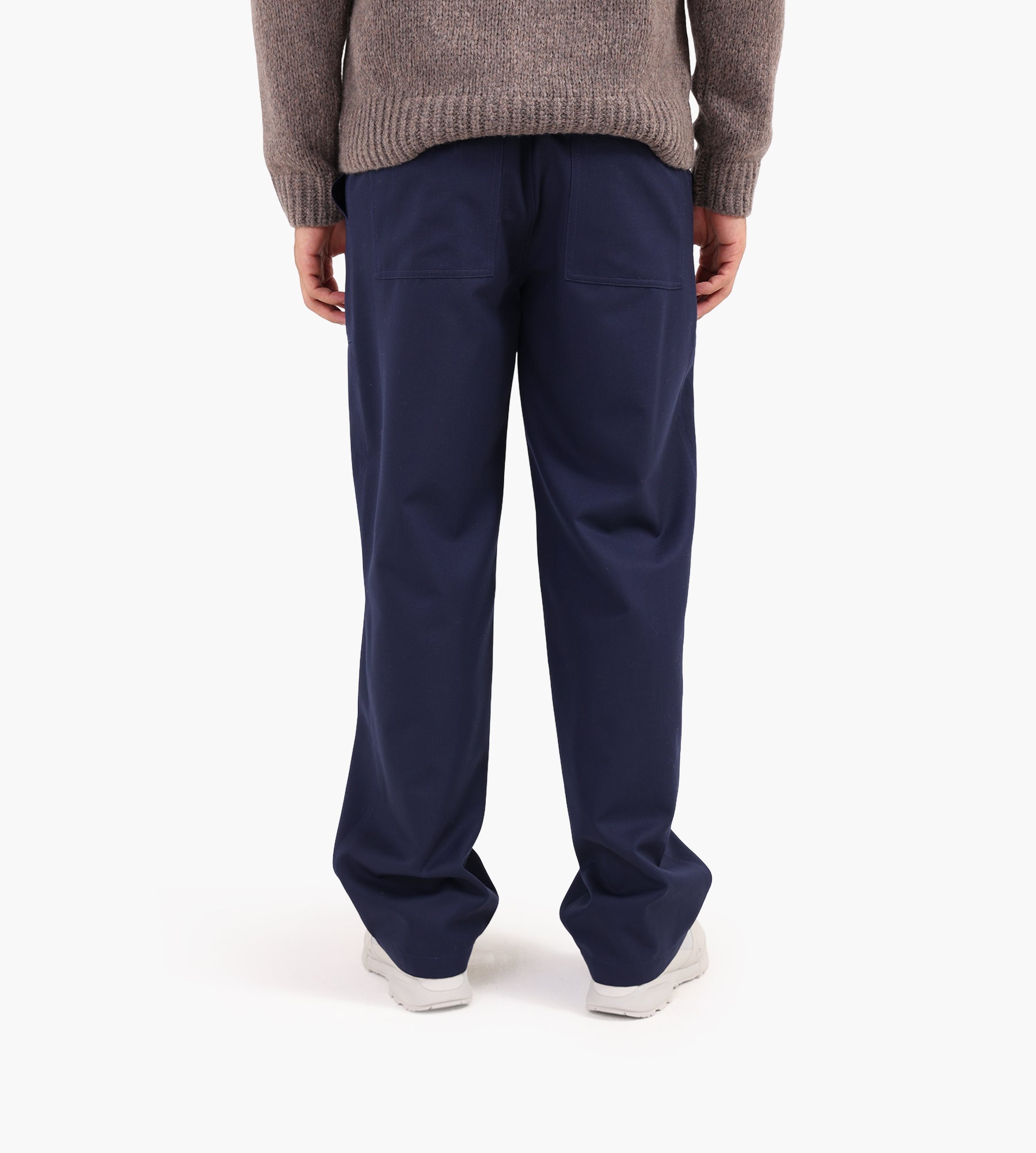 Drôle de Monsieur Le Pantalon Elastiquè Laine Navy