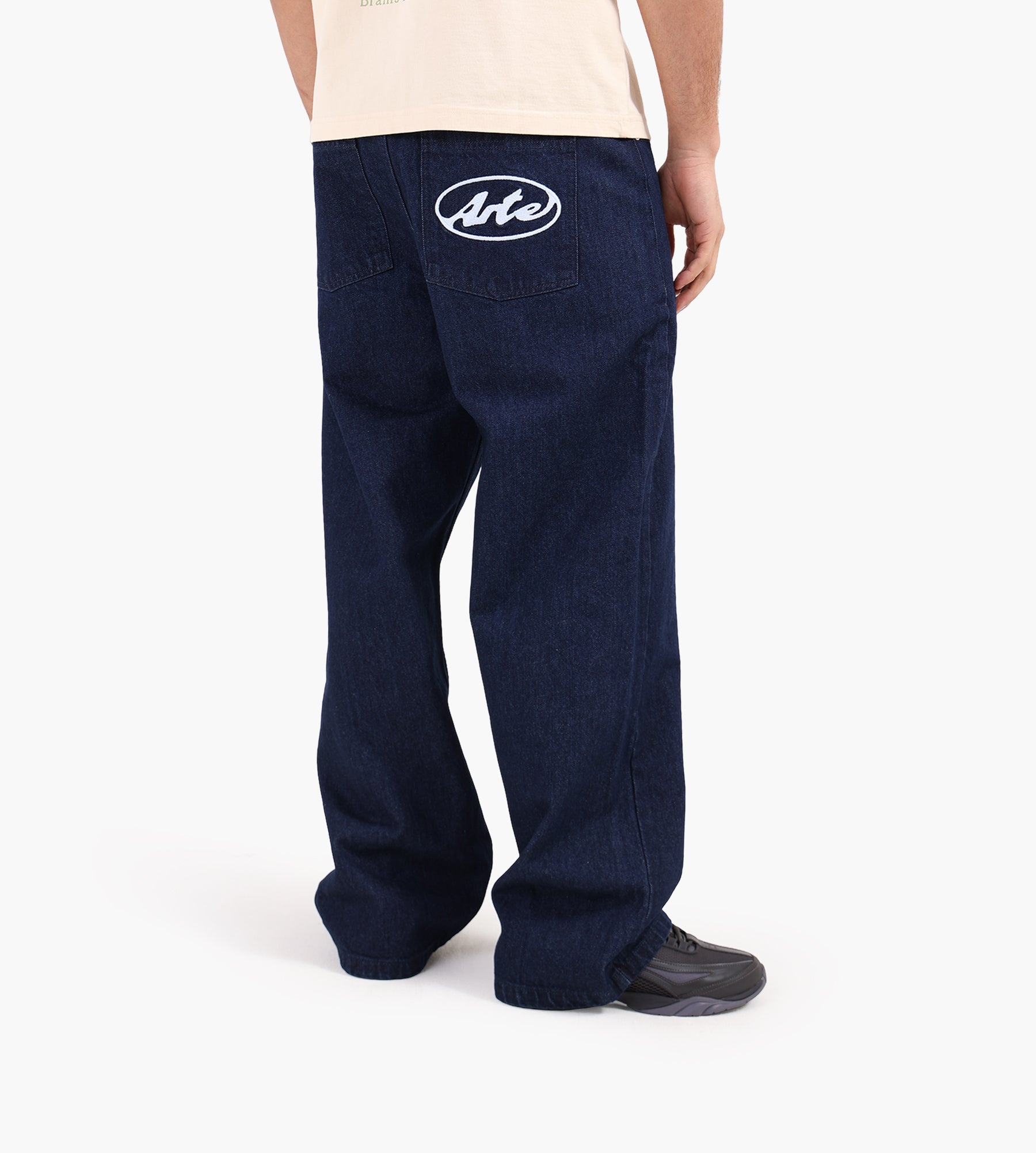 Arte Antwerp Circle Logo Pocket Pants Raw Denim