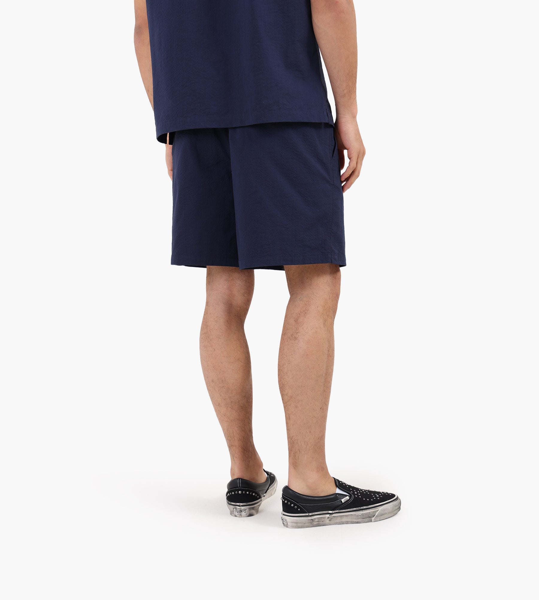 OLAF Seersucker Shorts Navy