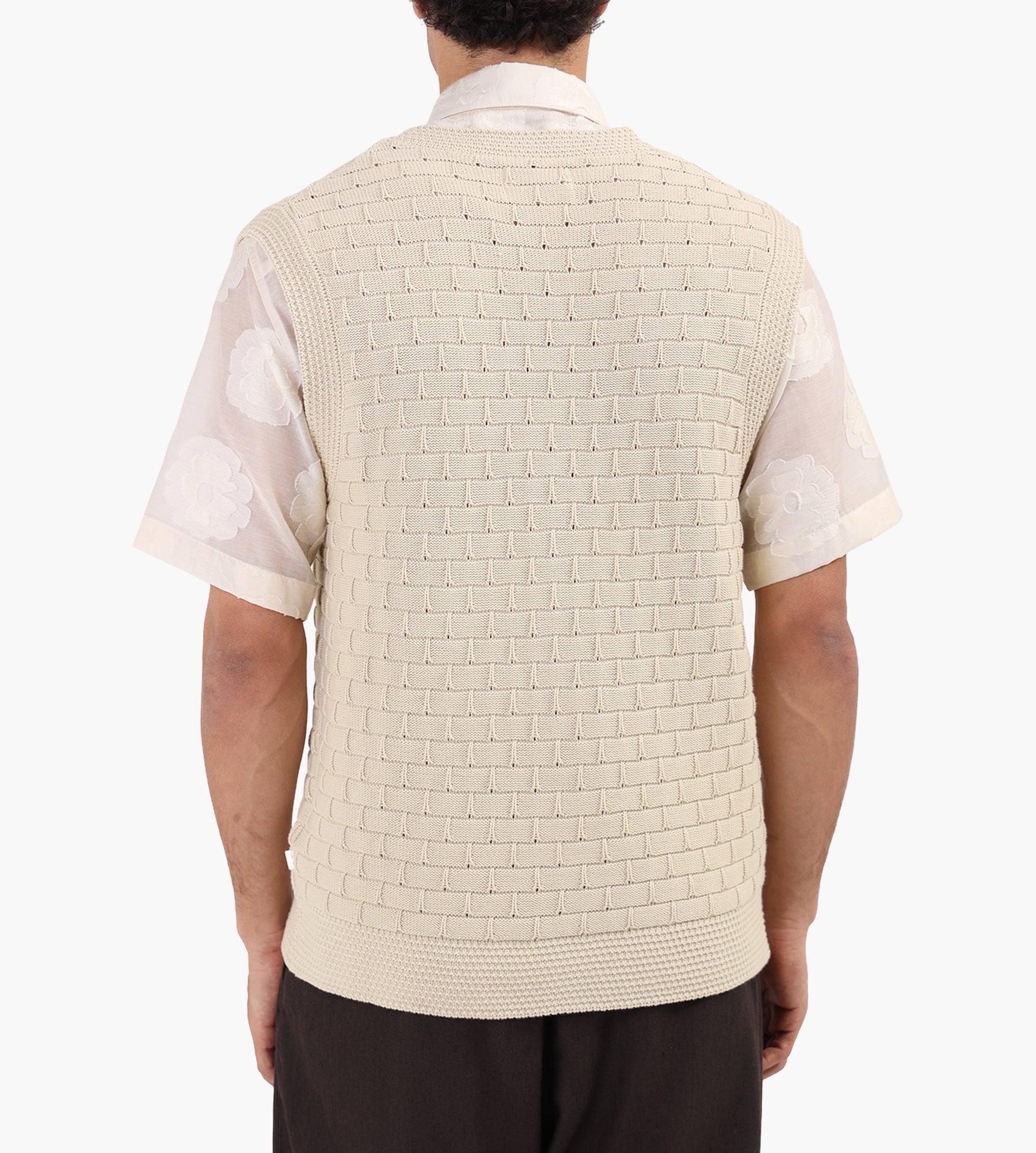 NN.07 Reece Vest 6600 Ecru