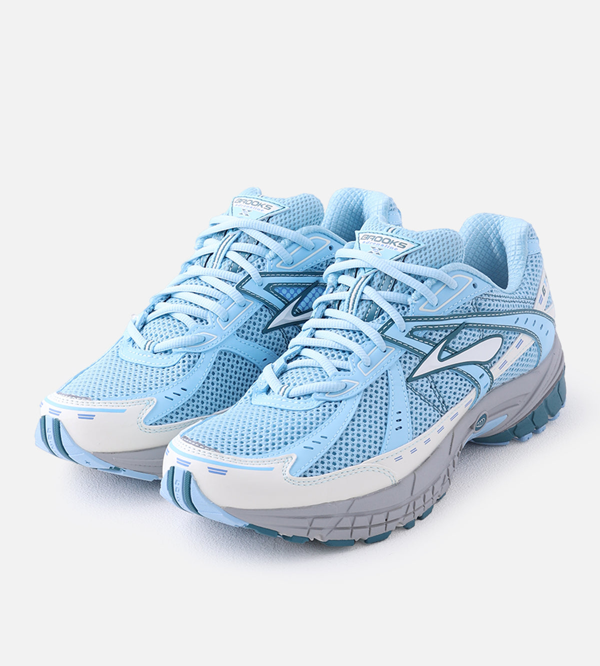 Brooks Adrenaline GTS 10 Sky Blue White Asparagus Grey