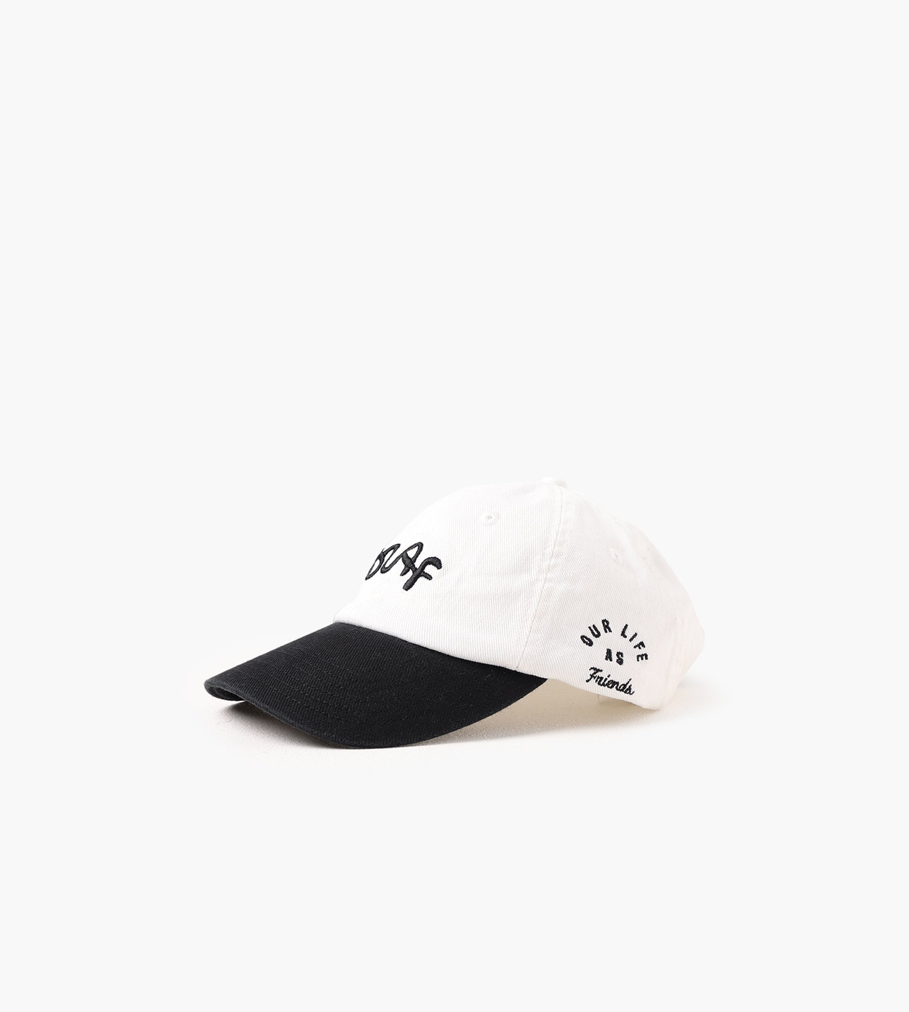 OLAF Varsity Cap Off White Black