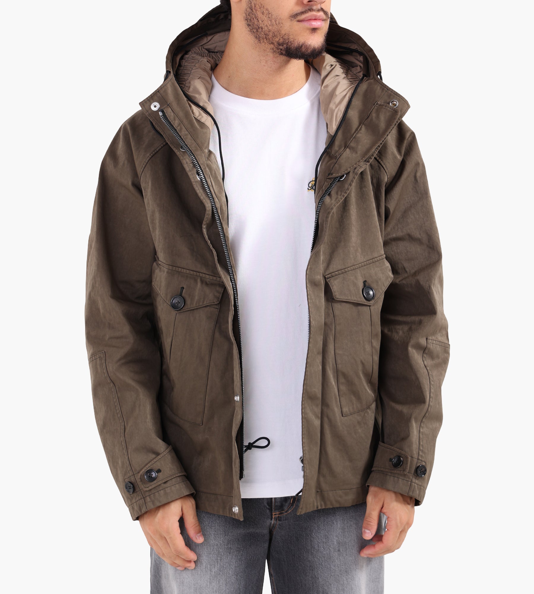 Ten-C Tempest Anorak Verde Lucertola