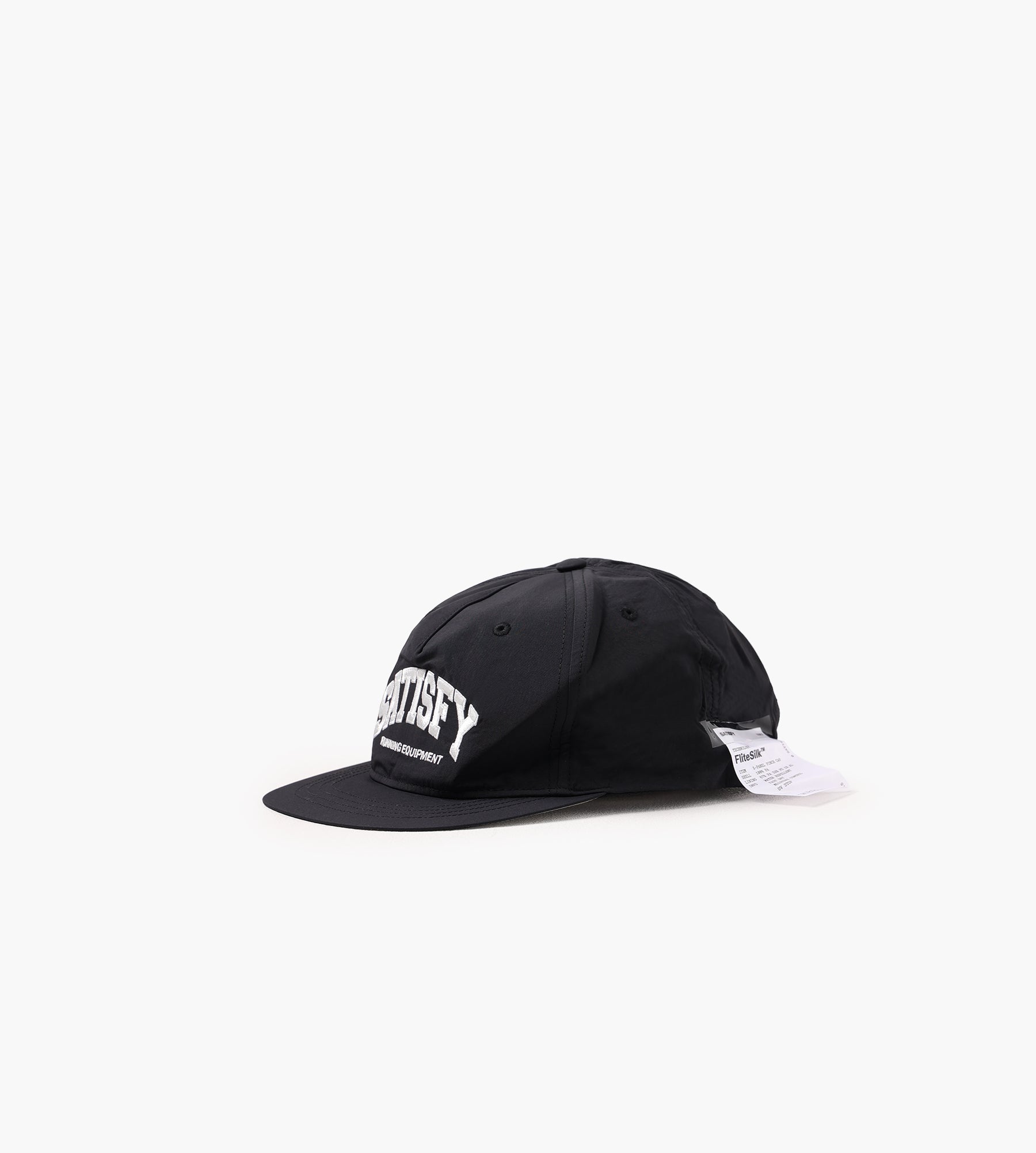 Satisfy FliteSilk 5 Panel Pinch Cap Black