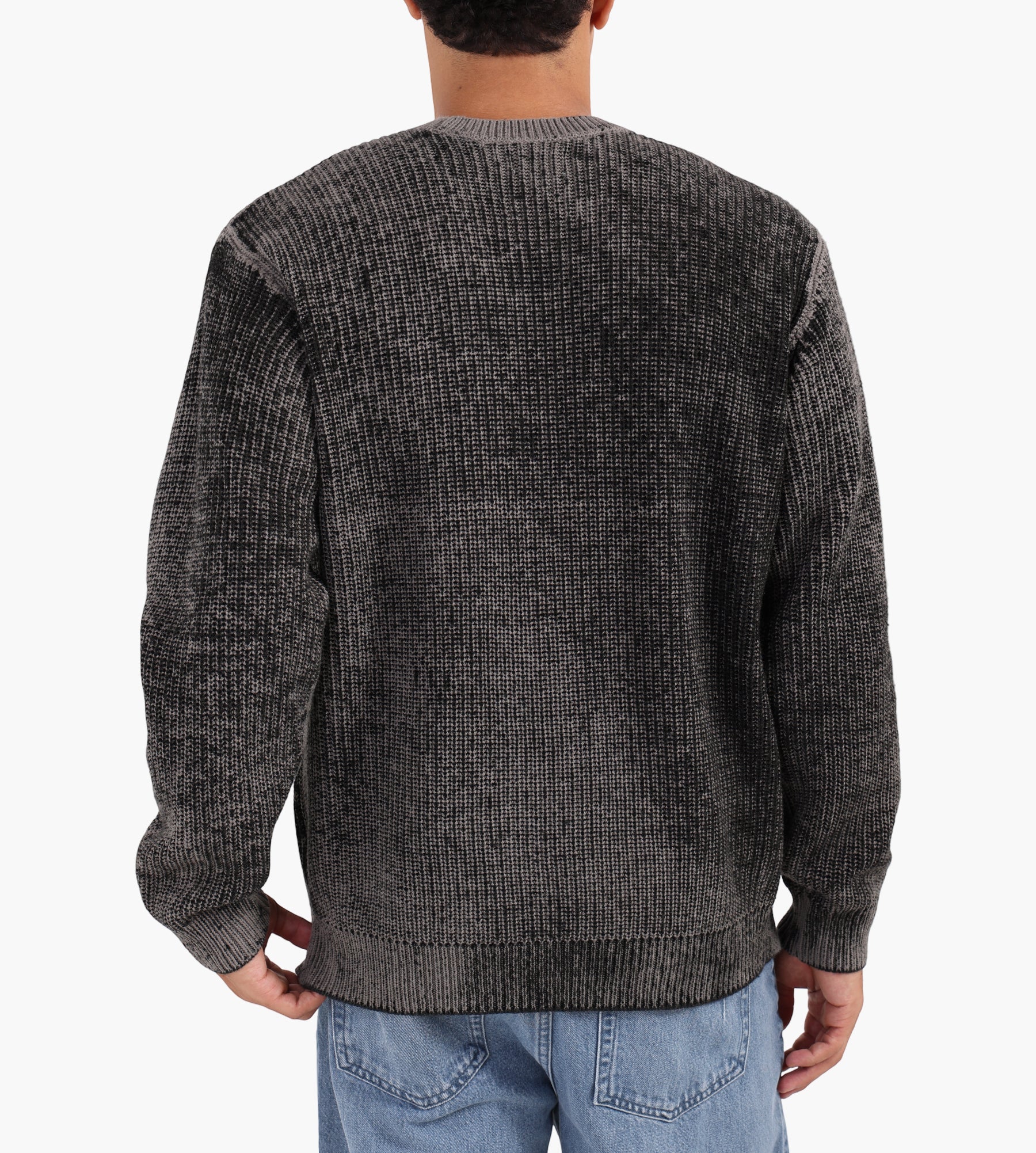 Obey Obey Spray Effect Sweater Black Multi