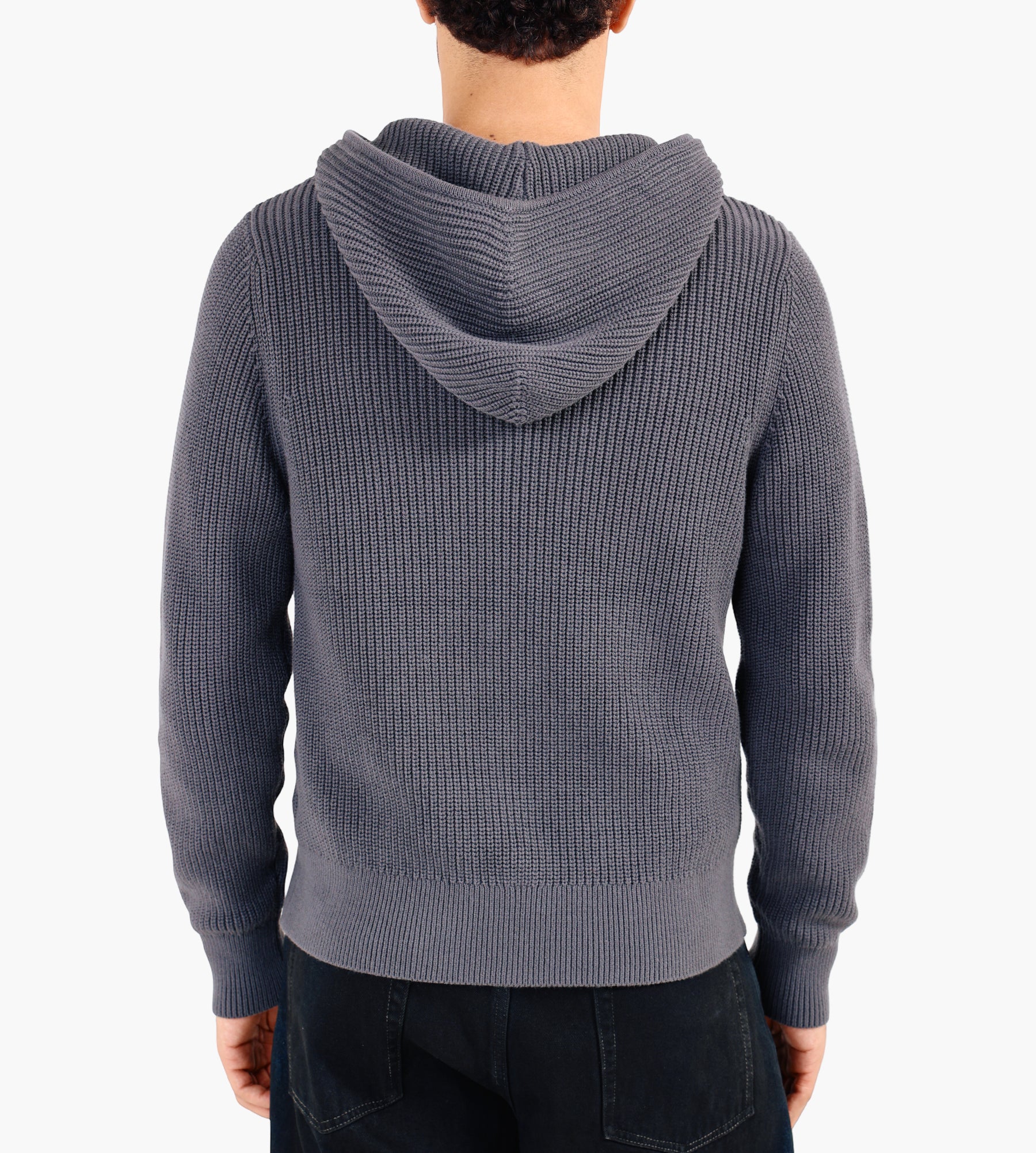 Won Hundred Glasgow Knit Hood M Blackened Pearl