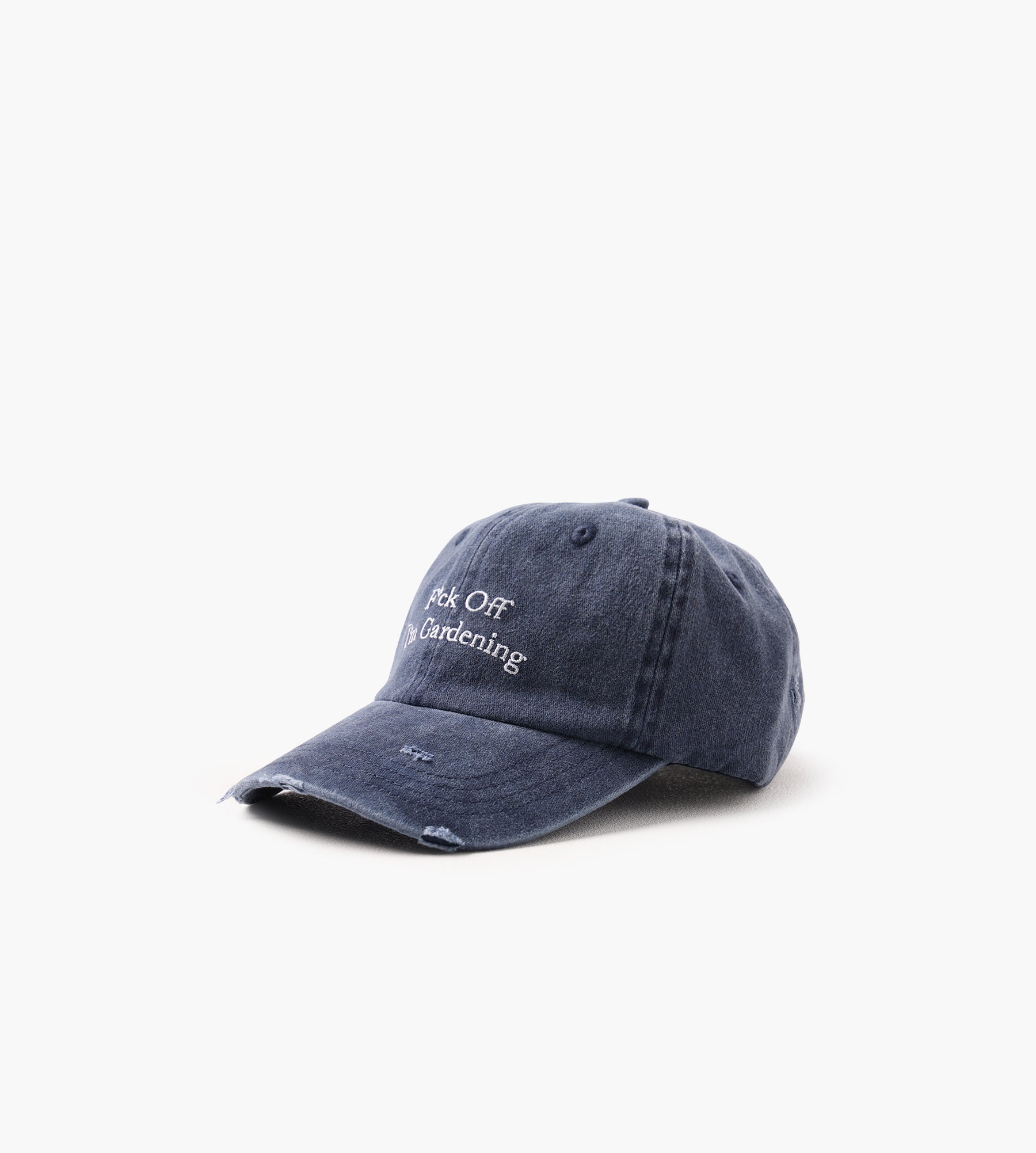 Bram's Fruit "F*ck Off" Cap Distressed Washed Navy