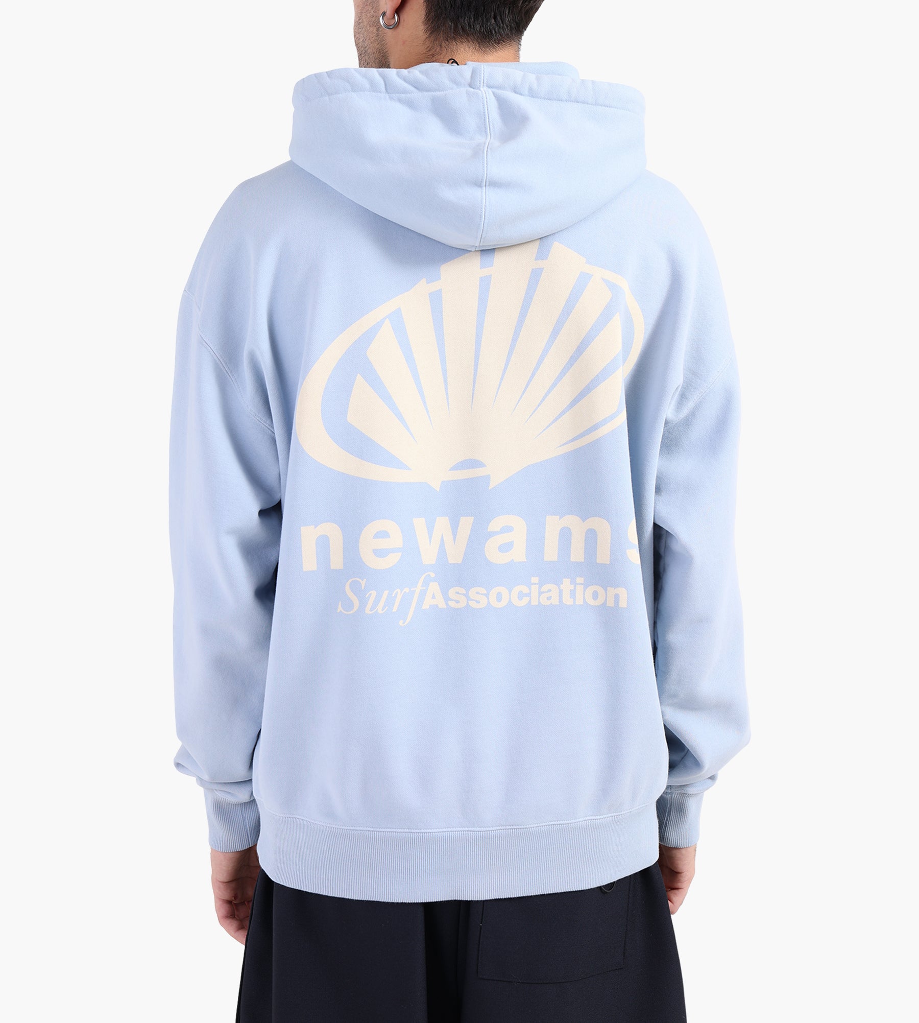 New Amsterdam Surf Association Corporate Logo Hoodie Baby Blue