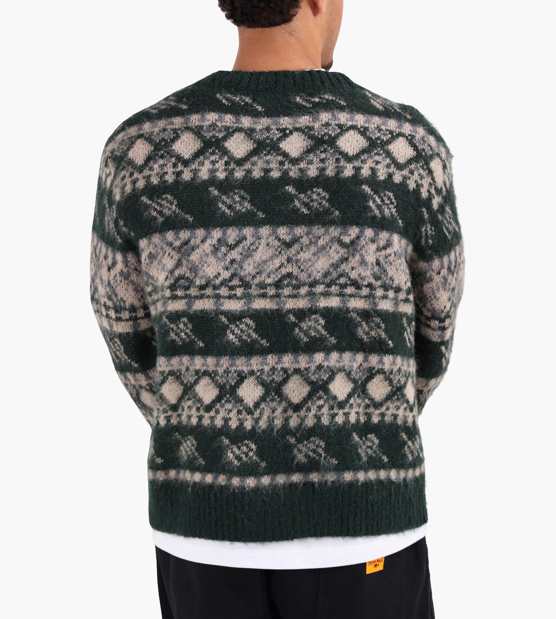 Daily Paper Pattern Check Cardigan Multi Colored