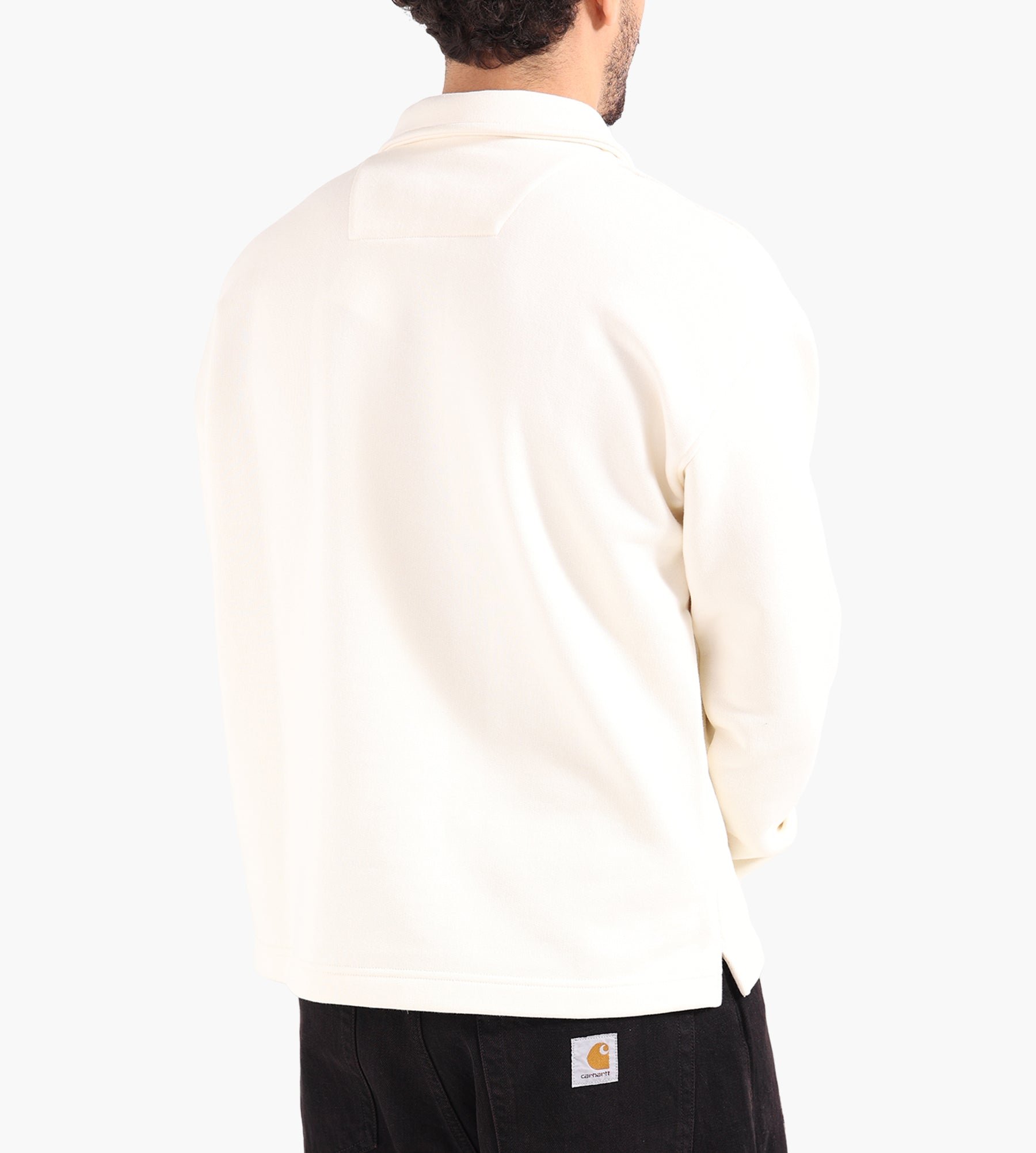 Baskèts Modern Half-Zip Polo Butter