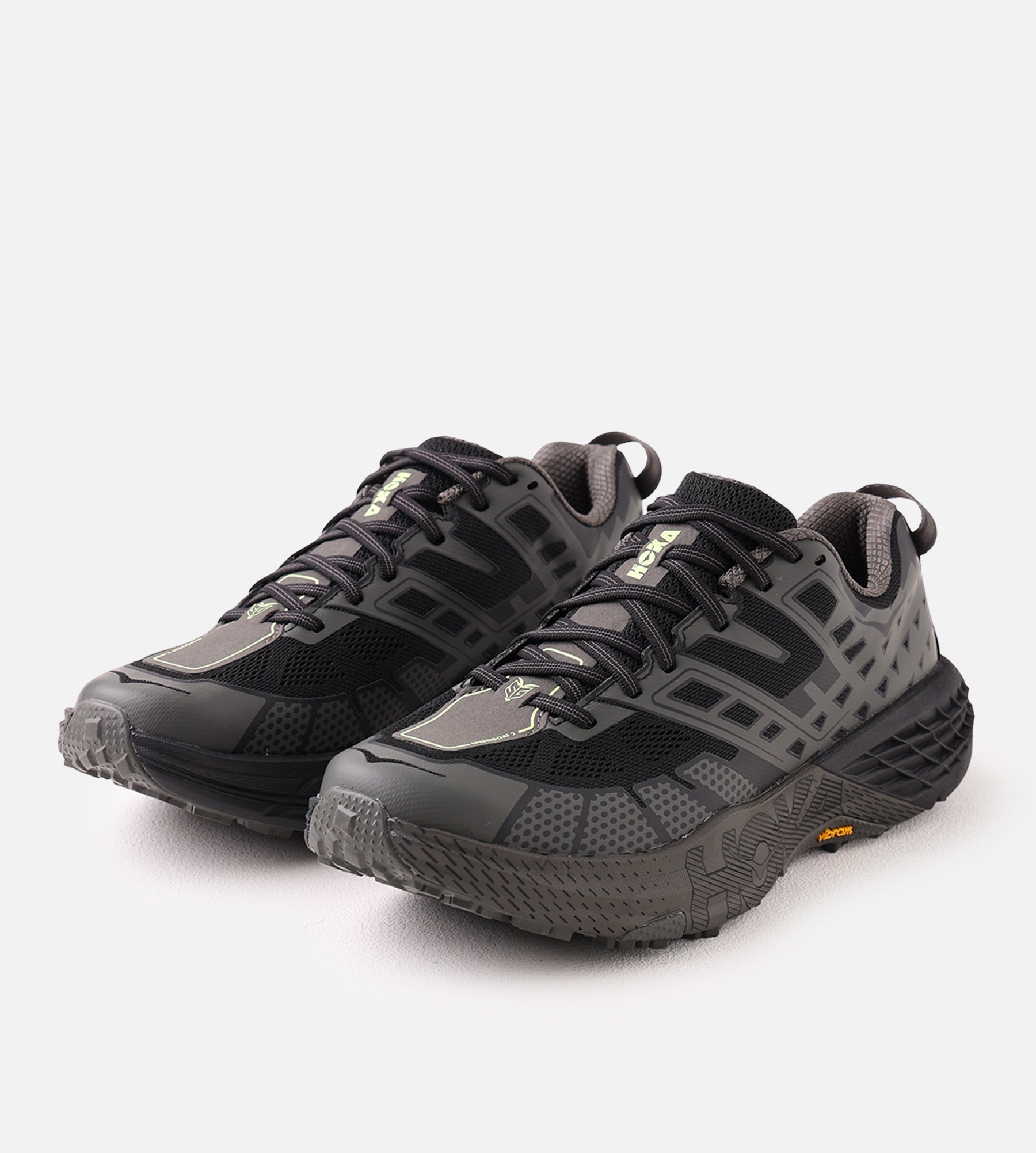 Hoka U Speedgoat 2 Black Asphalt Grey