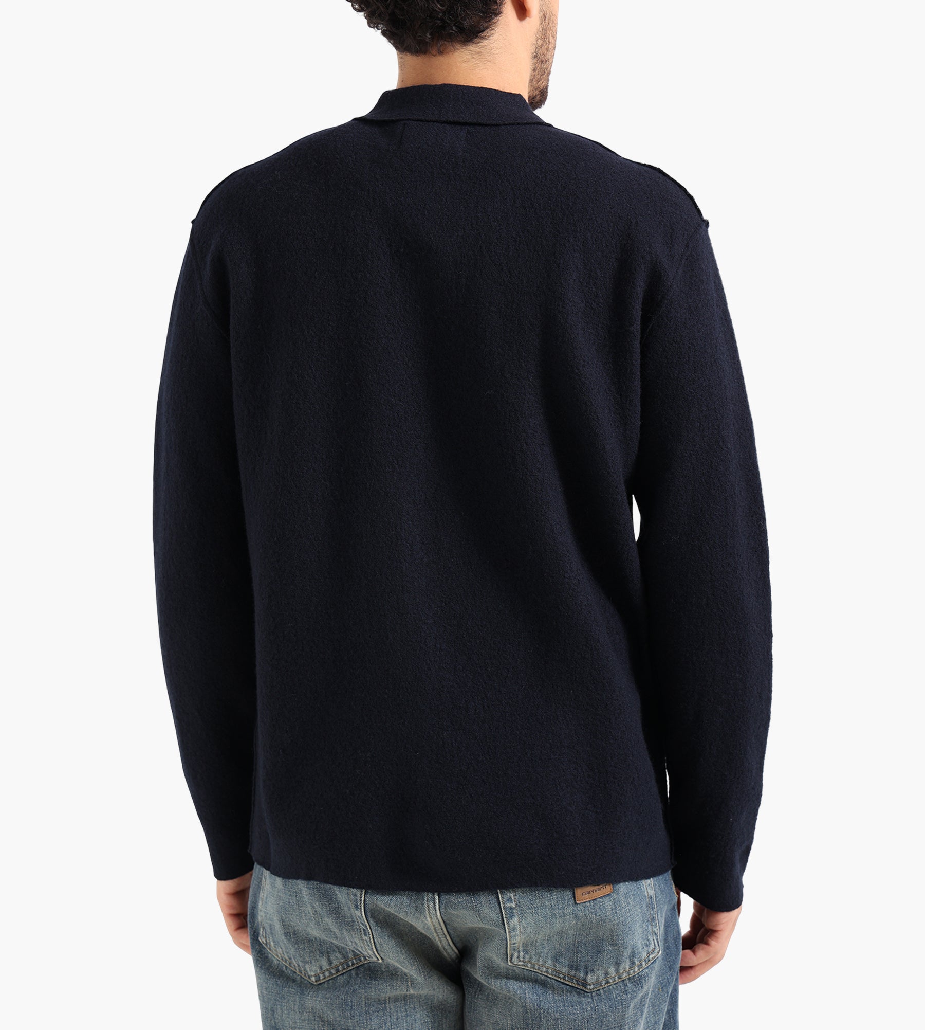 NN.07 Jonas Full Zip Jacket 6398 Navy Blue