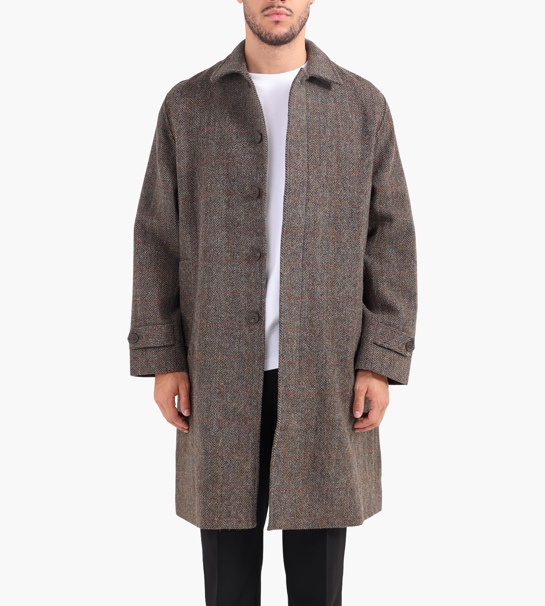 Palmes Cedric Wool Coat Brown