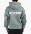 about:blank Box Hoodie Cotton Sage Ecru