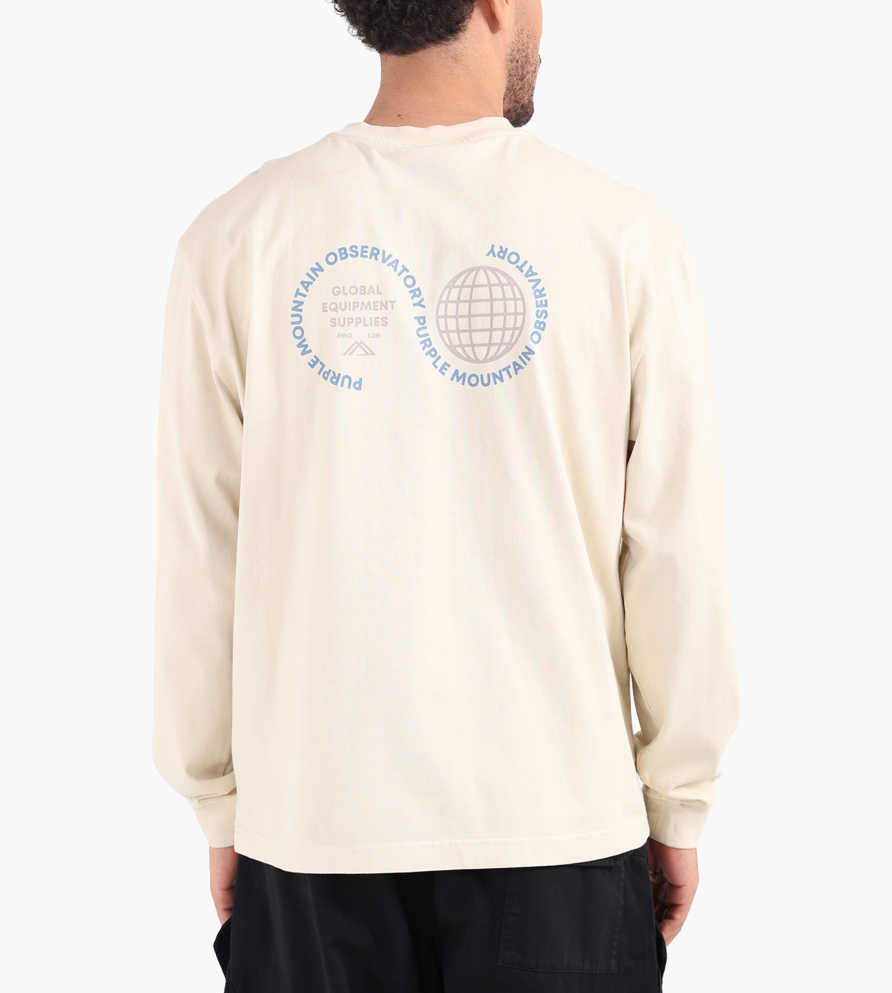 Purple Mountain Observatory Globe Longsleeve Cream