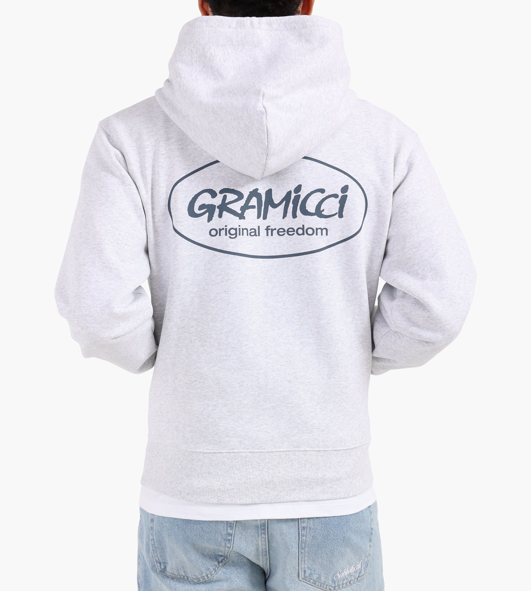 Gramicci Original Freedom Zip Hoodie Heather Ash