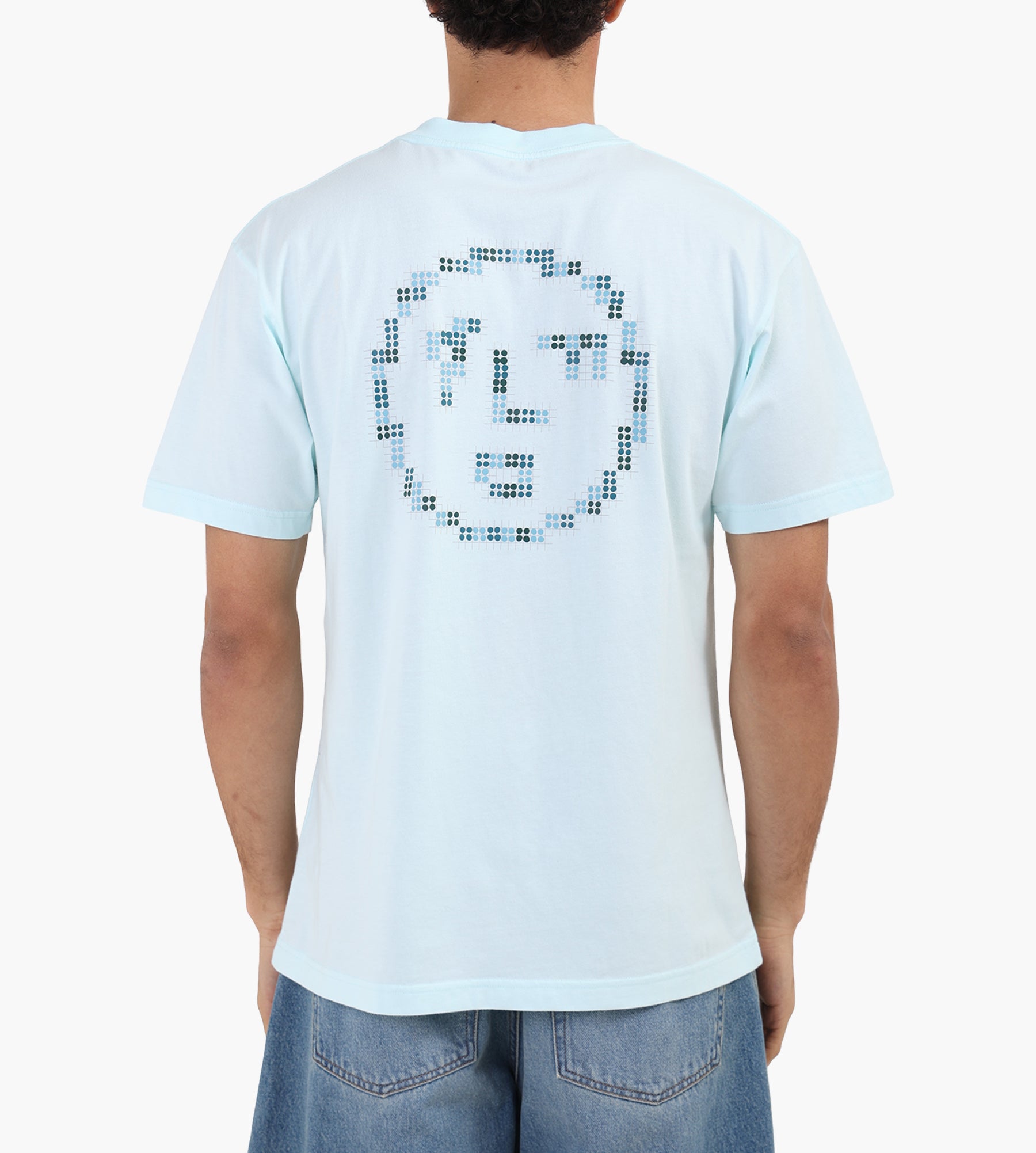 OLAF Dotted Face Tee Salt Air