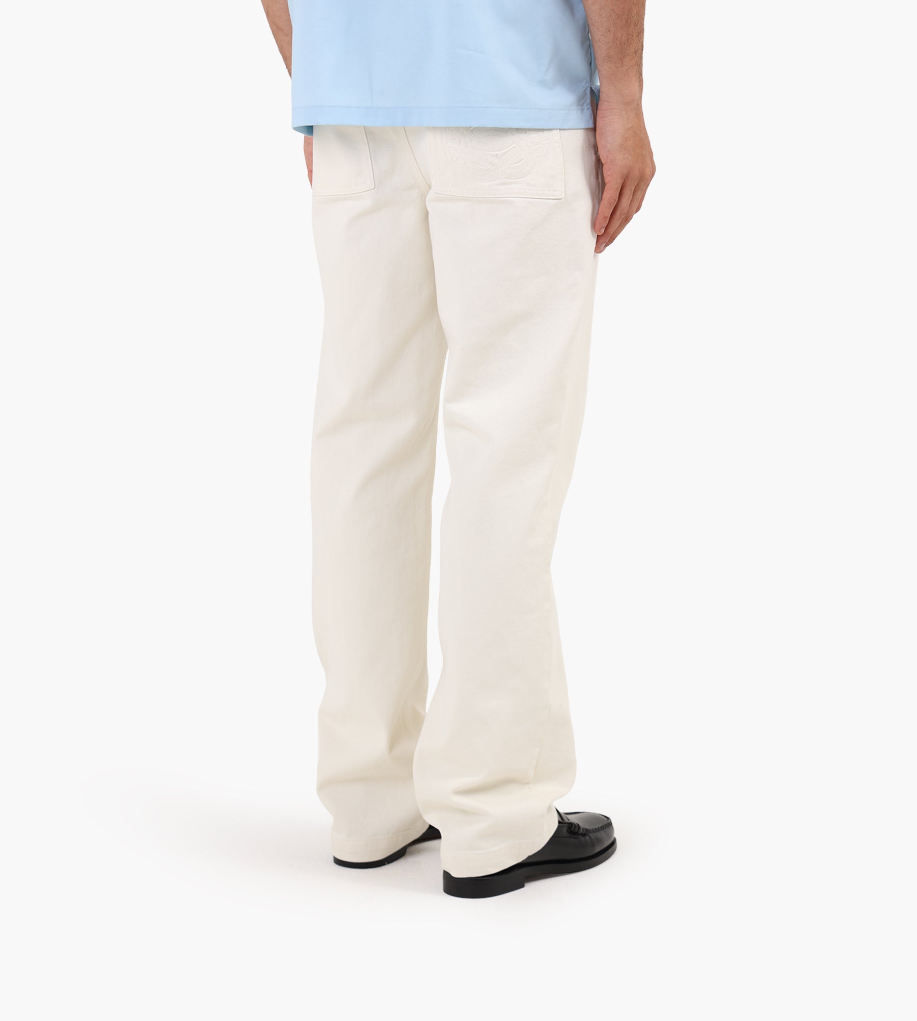 Filling Pieces Worker Pants Antique White