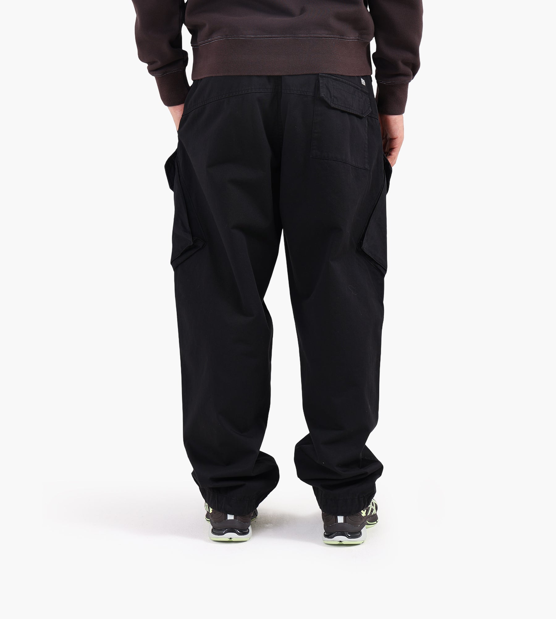 C.P. Company Cargo Pant In Gabardine Cotton Black