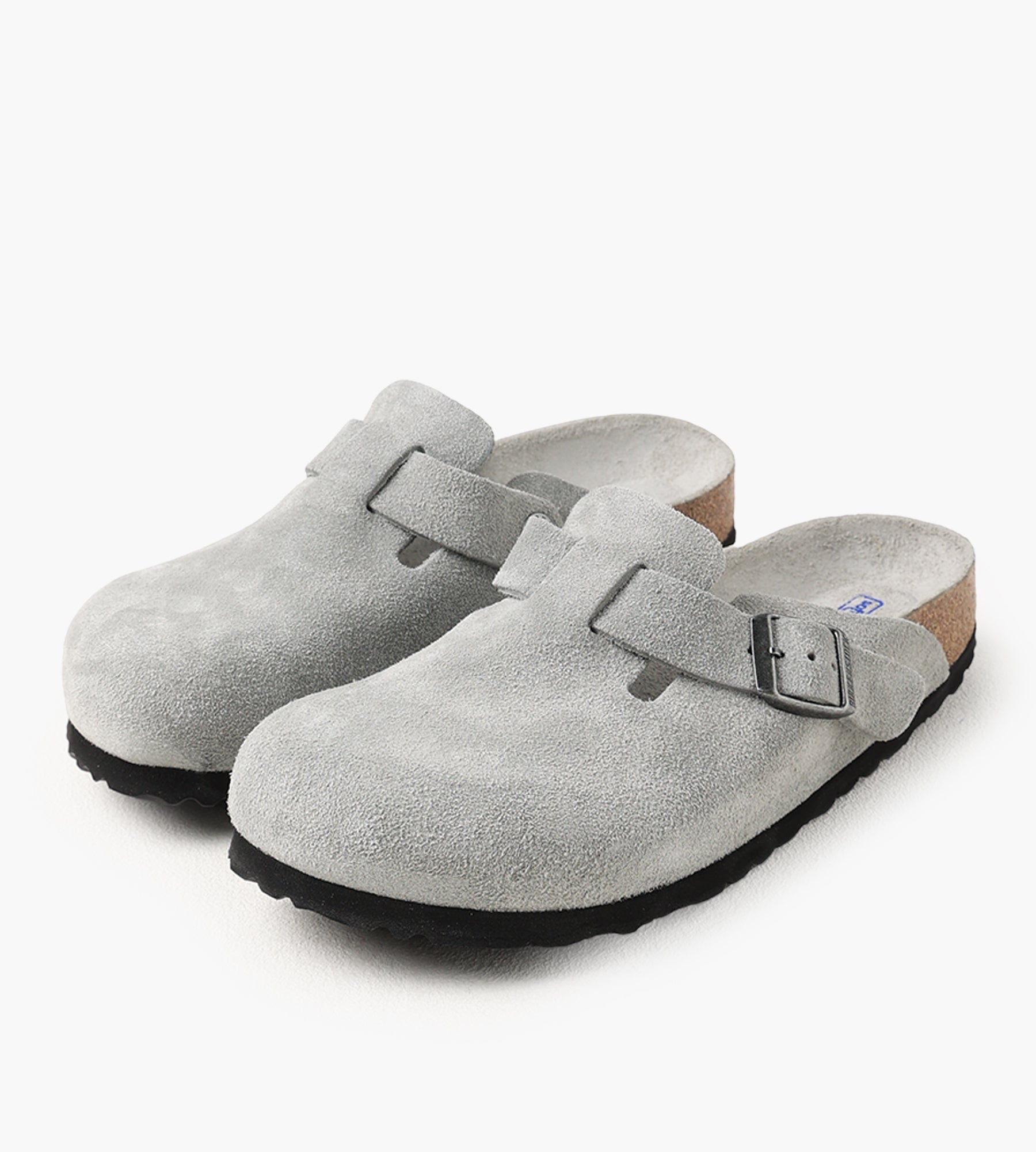 Birkenstock Boston Suede Leather Pure Sage Tonal FB