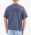 Bram's Fruit Distressed F*ck Off T-shirt Washed Midnight Blue