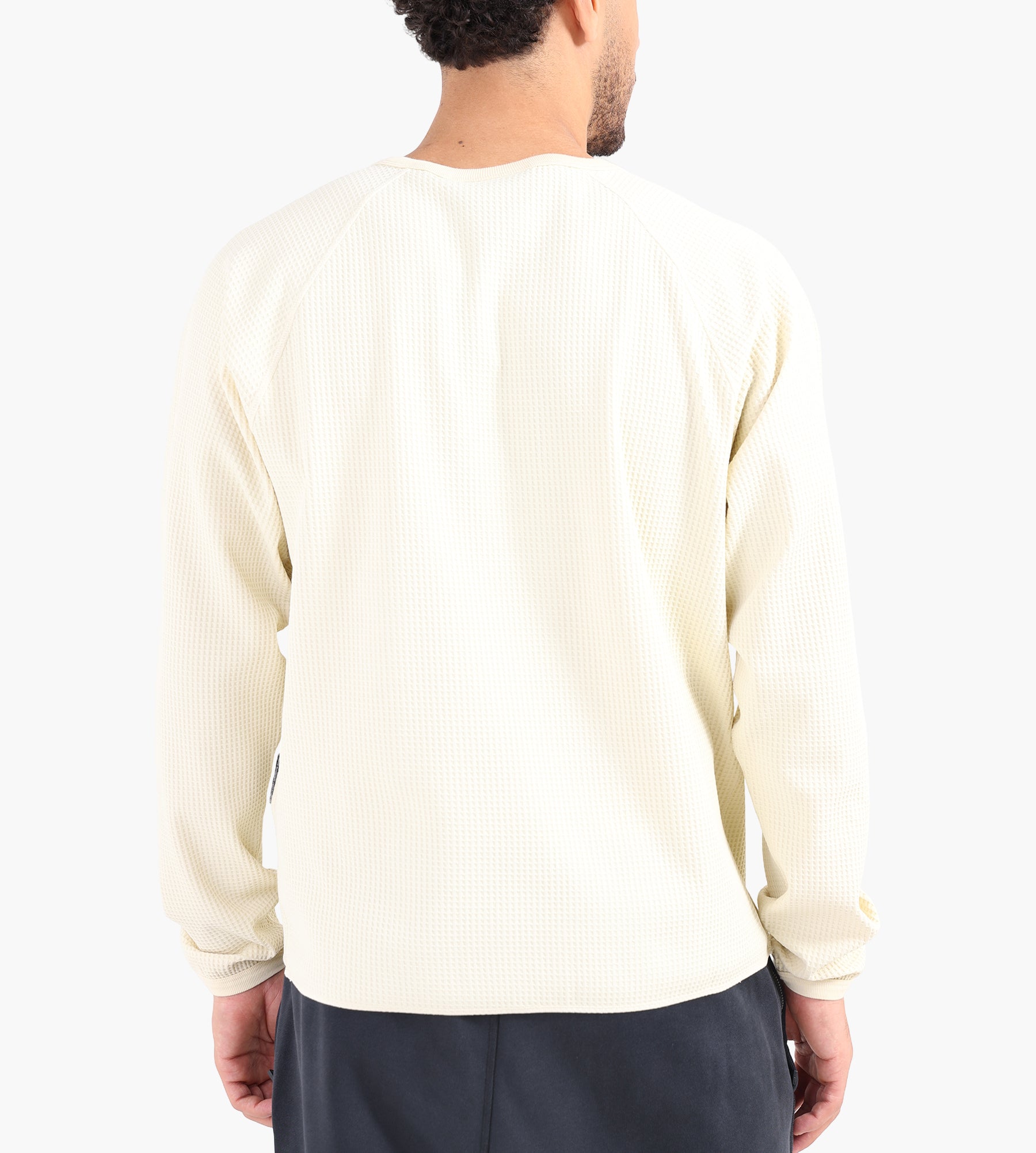 Purple Mountain Observatory Waffle Longsleeve Cream