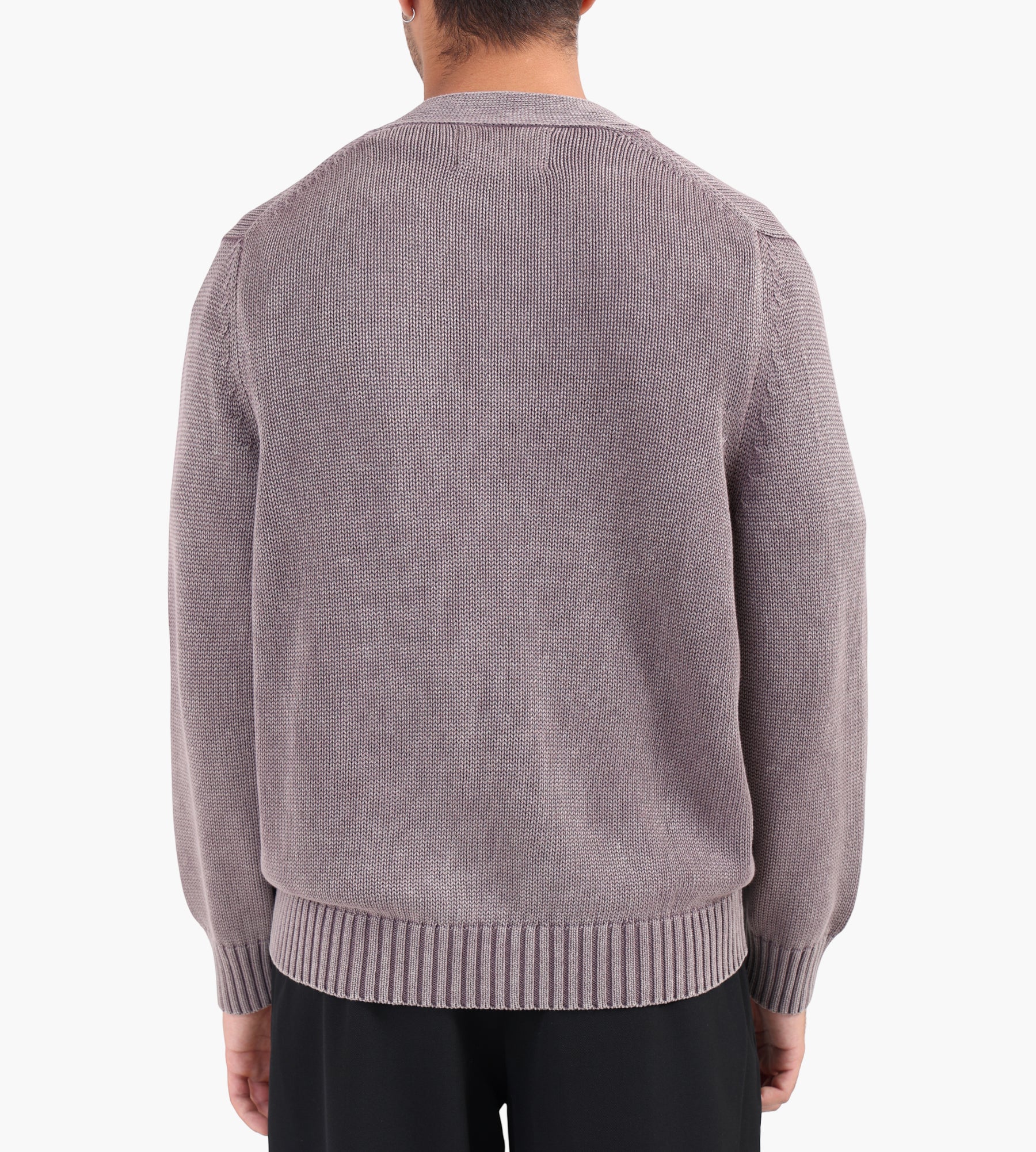 Corridor Acid Wash Cardigan Purple