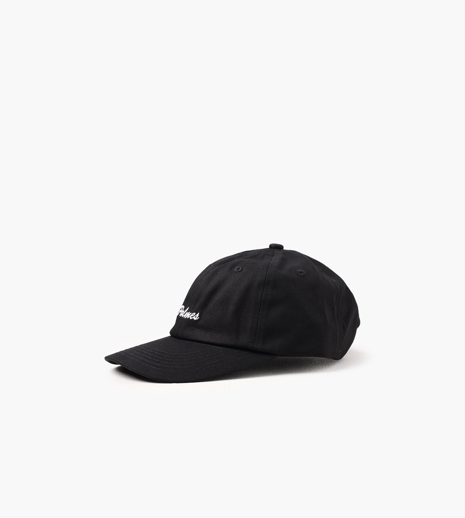 Palmes Logo 6-Panel Cap Black
