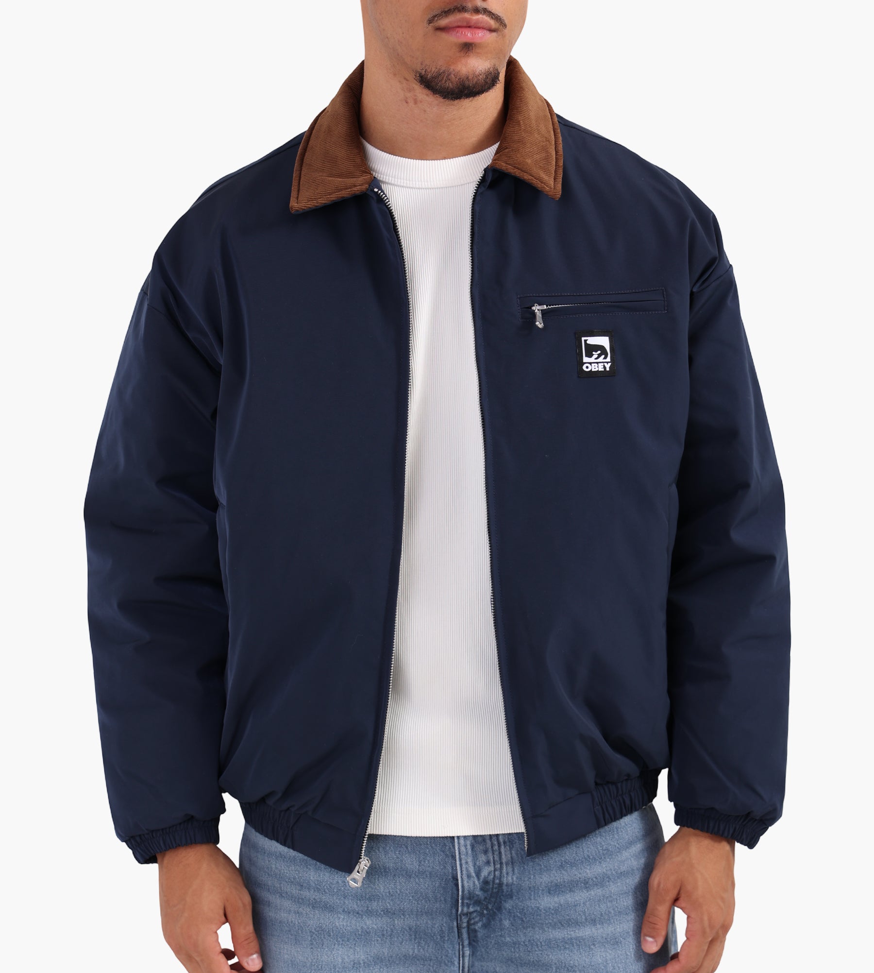 Obey Obey Elysian Jacket Dark Navy